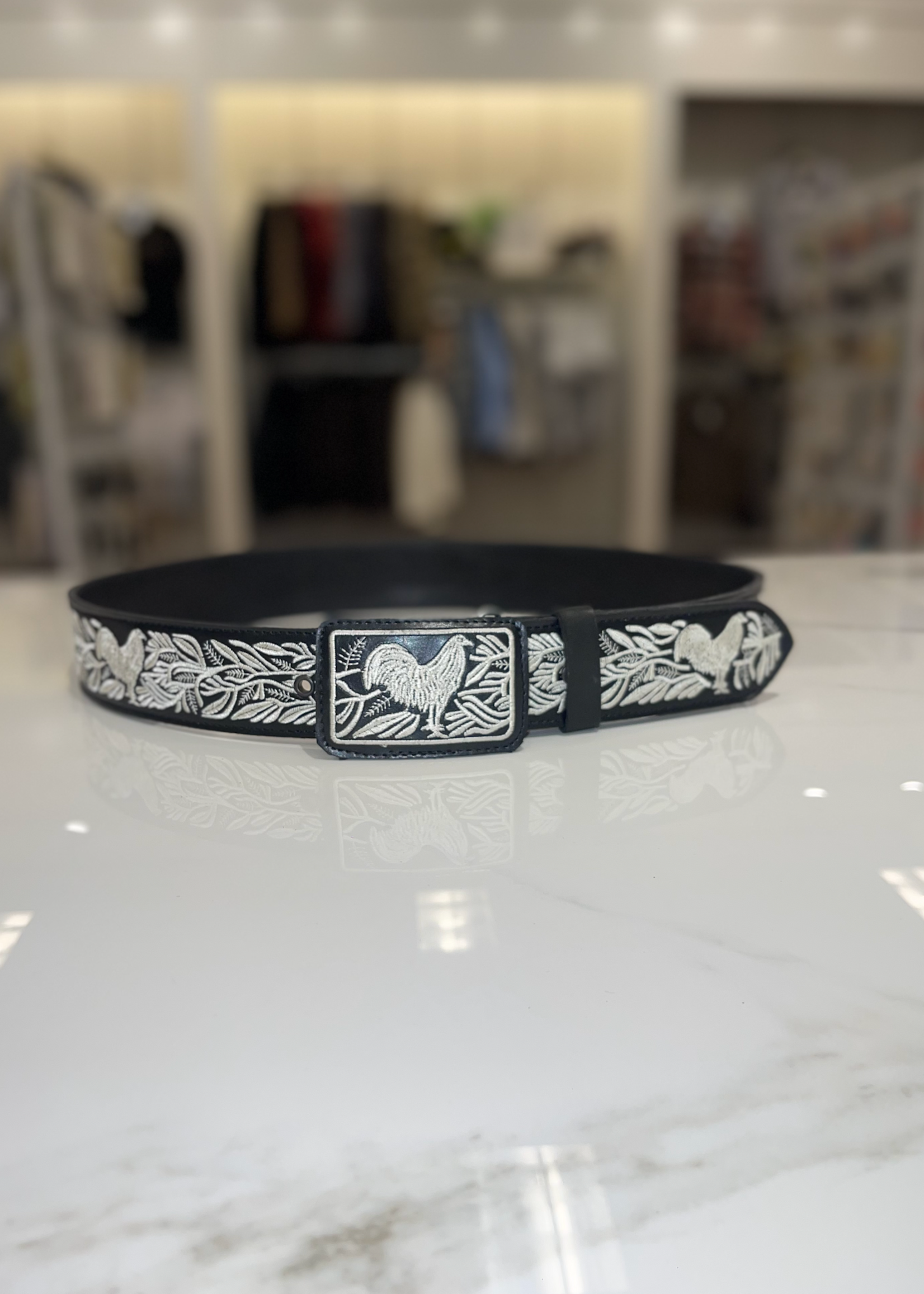 White Diamond Gallos Belt