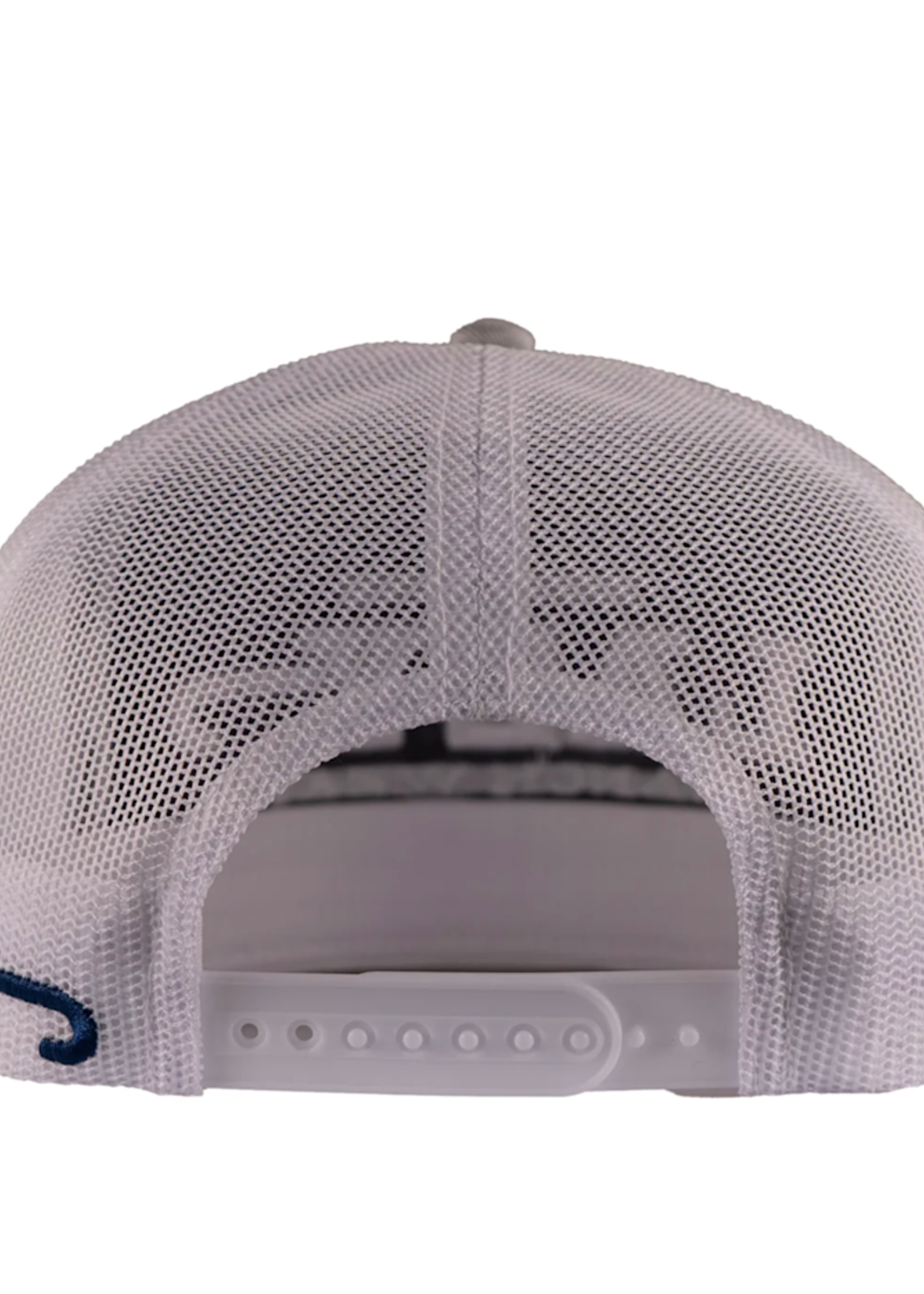 Lazy J Ranch Blue & White Dime Box Classic Rope Trucker Hat