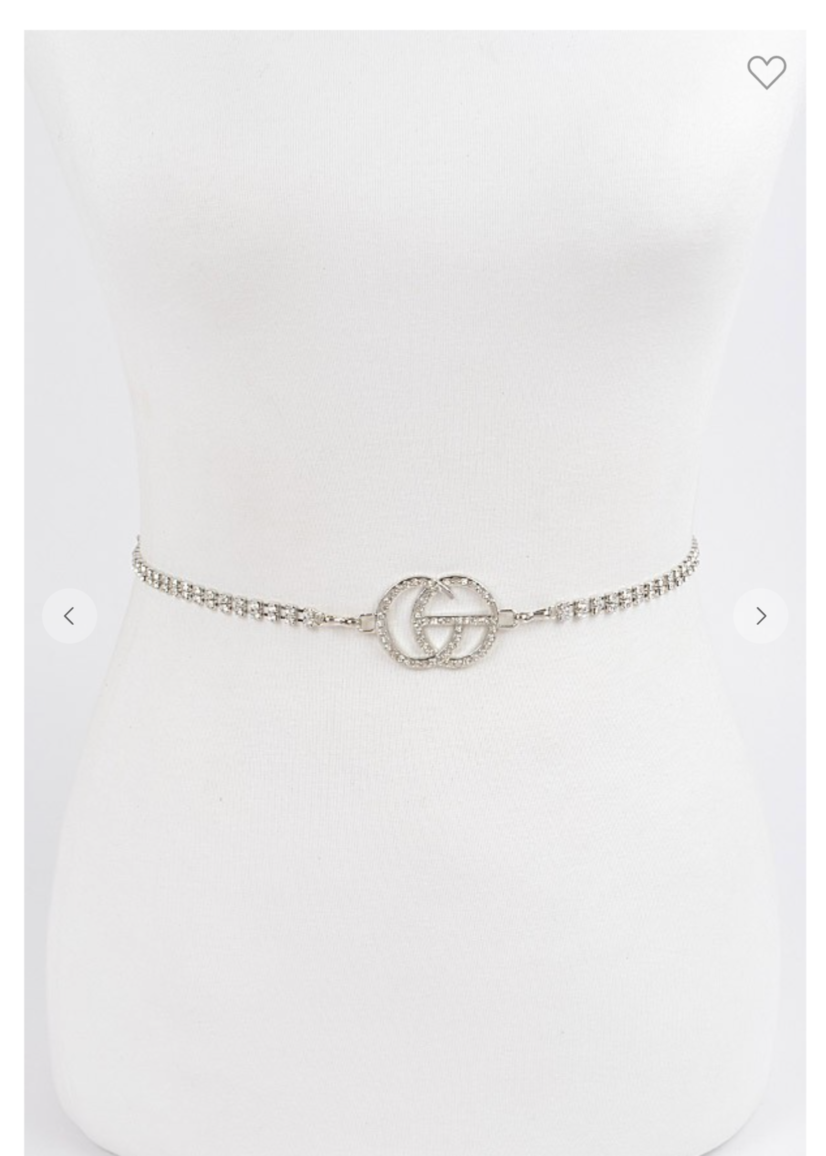 No More Drama Chain Belt
