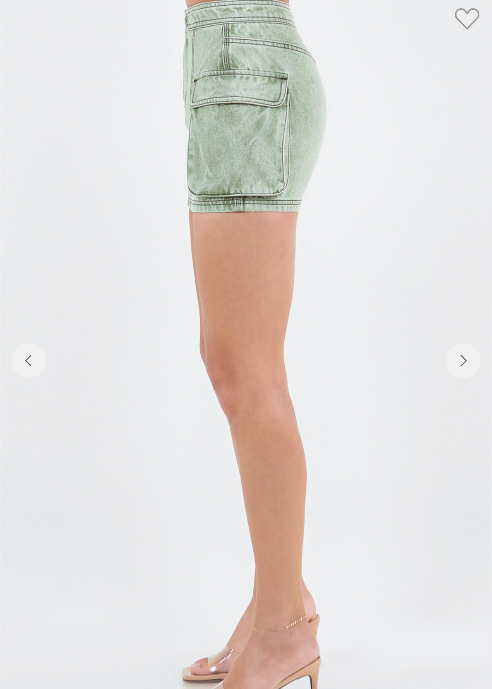 Vibes On Lock Denim Skirt