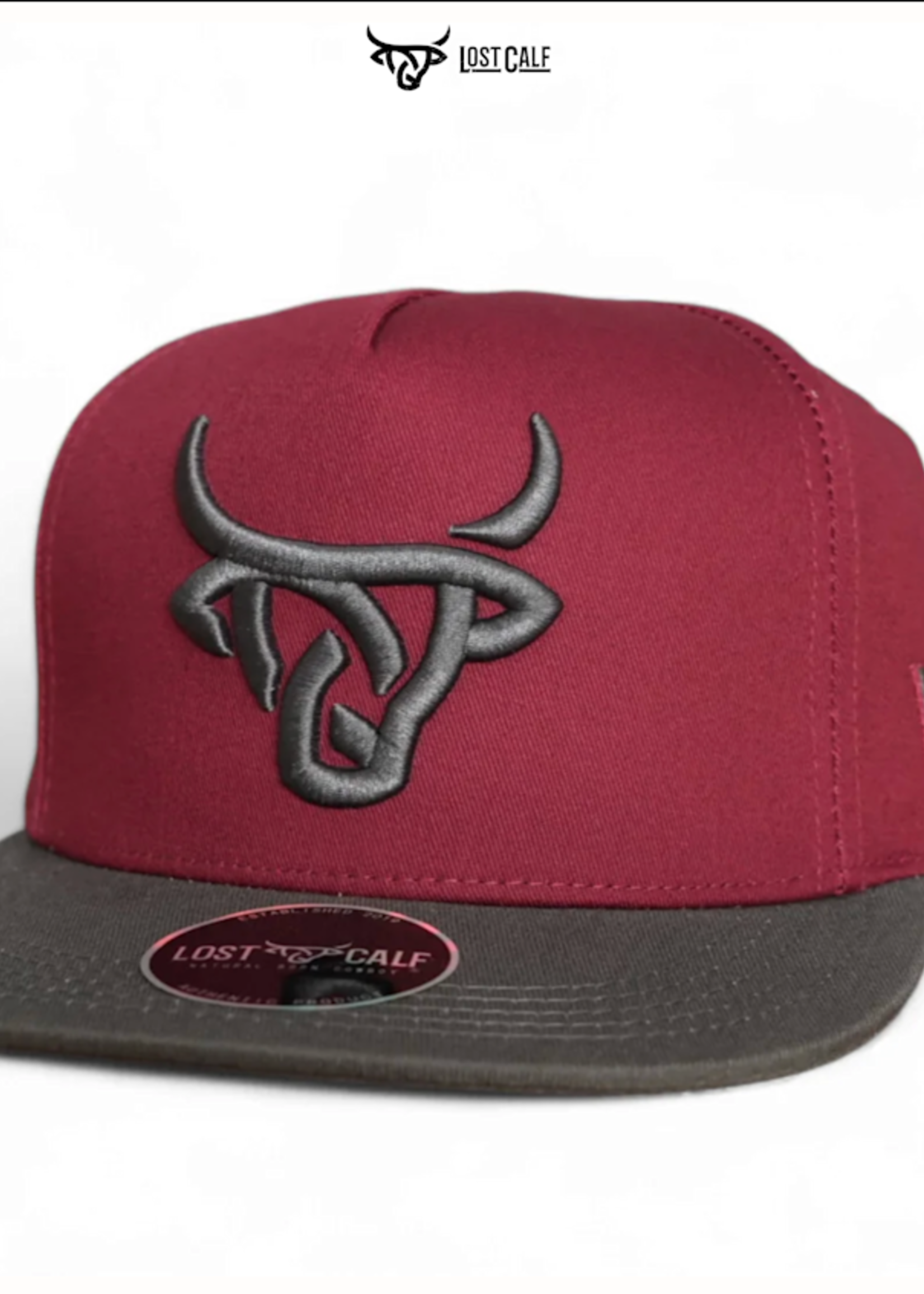 Maroon/Grey Flat