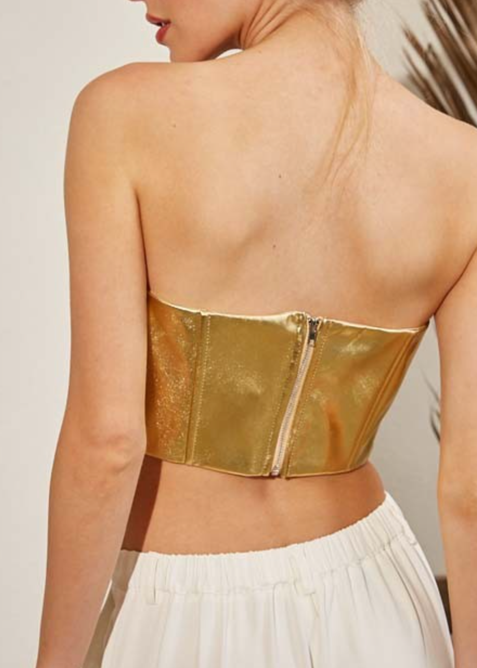 See Me Shinning Tube Top