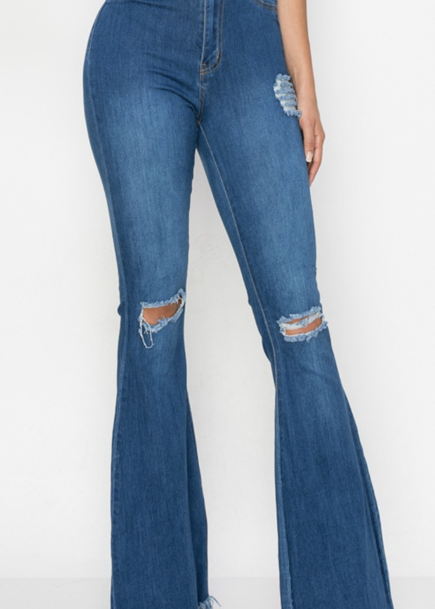 Denim Flare High Rise Jean