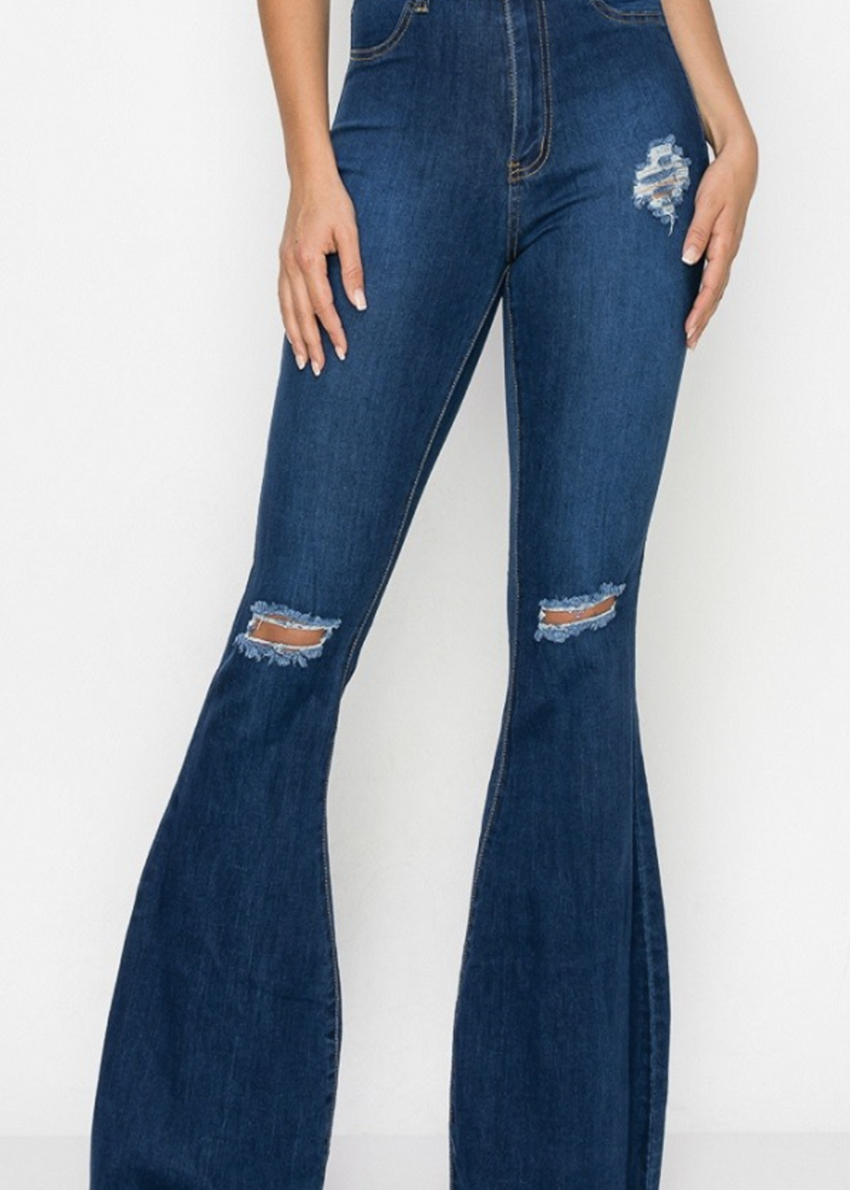 Denim Flare High Rise Jean