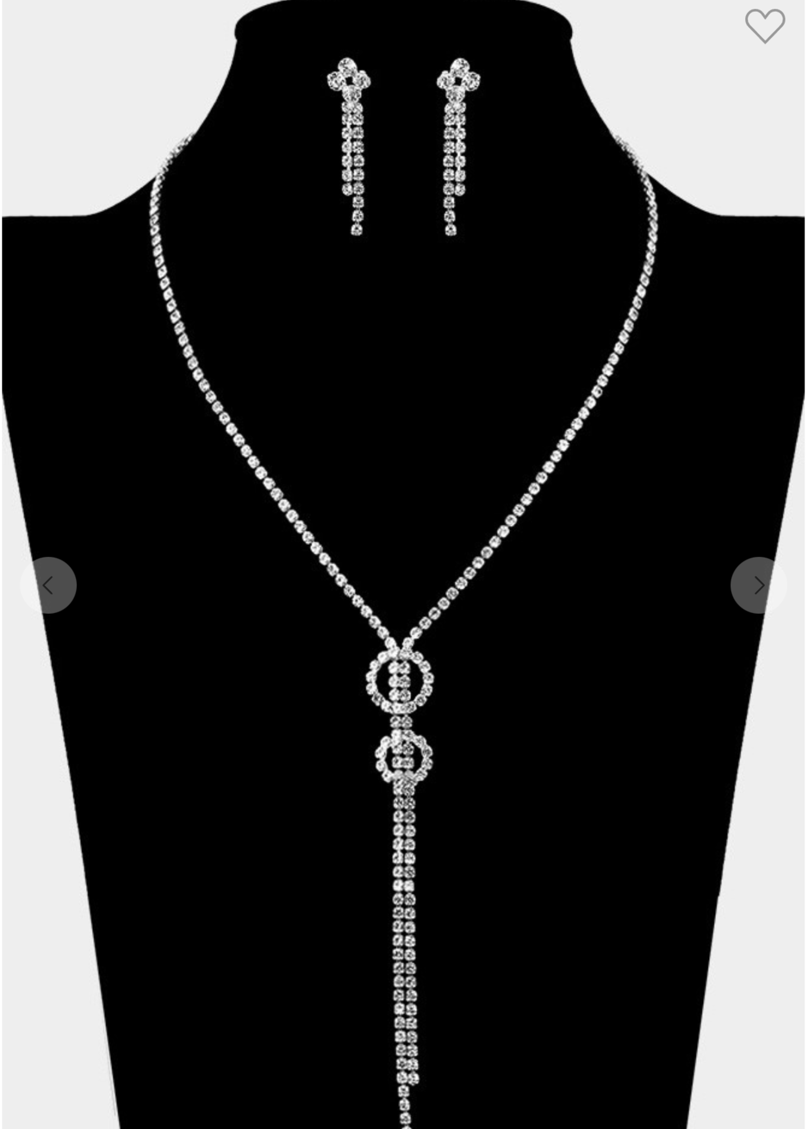 Dripping Low Necklace Set