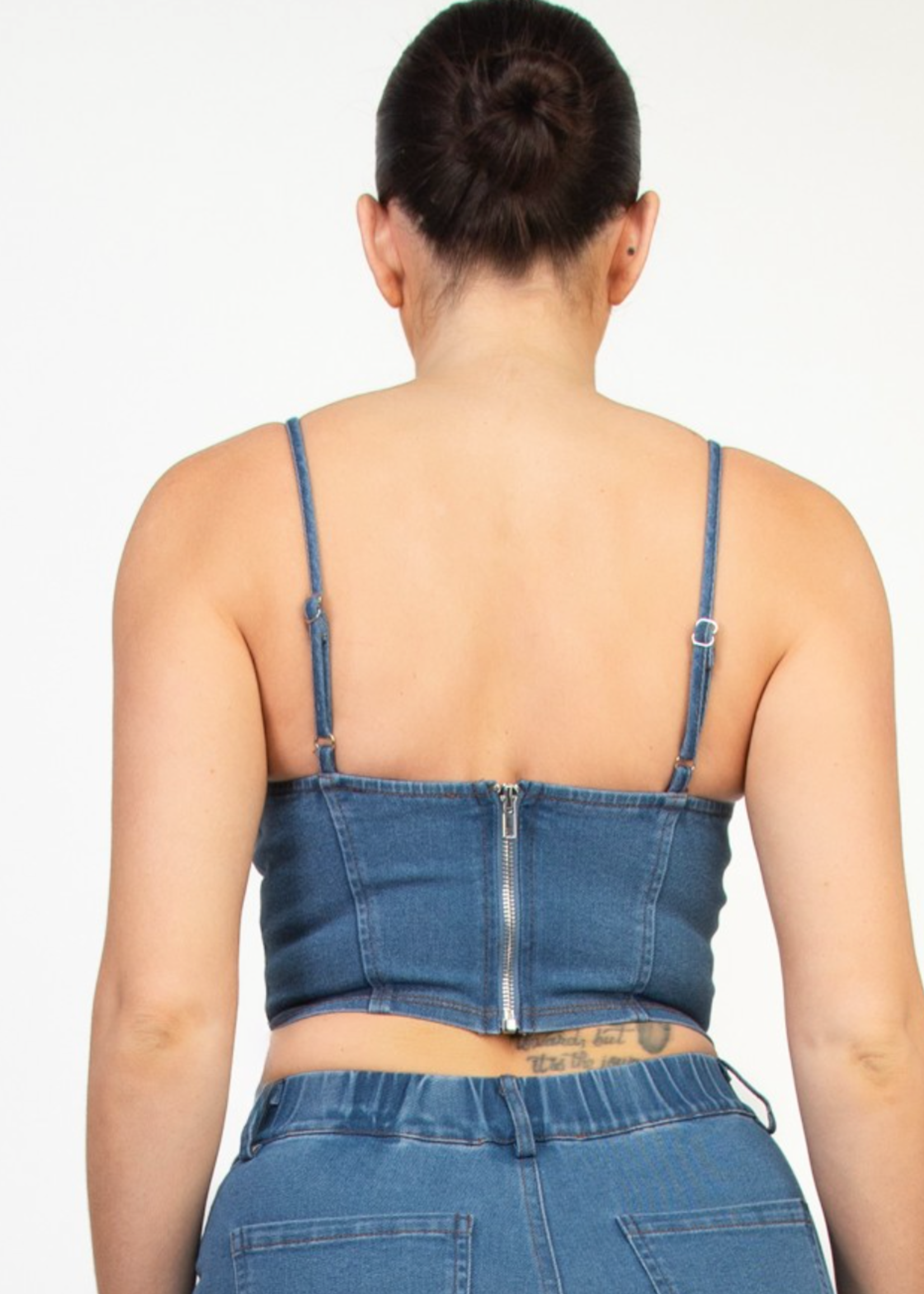 Can't Believe Denim Top