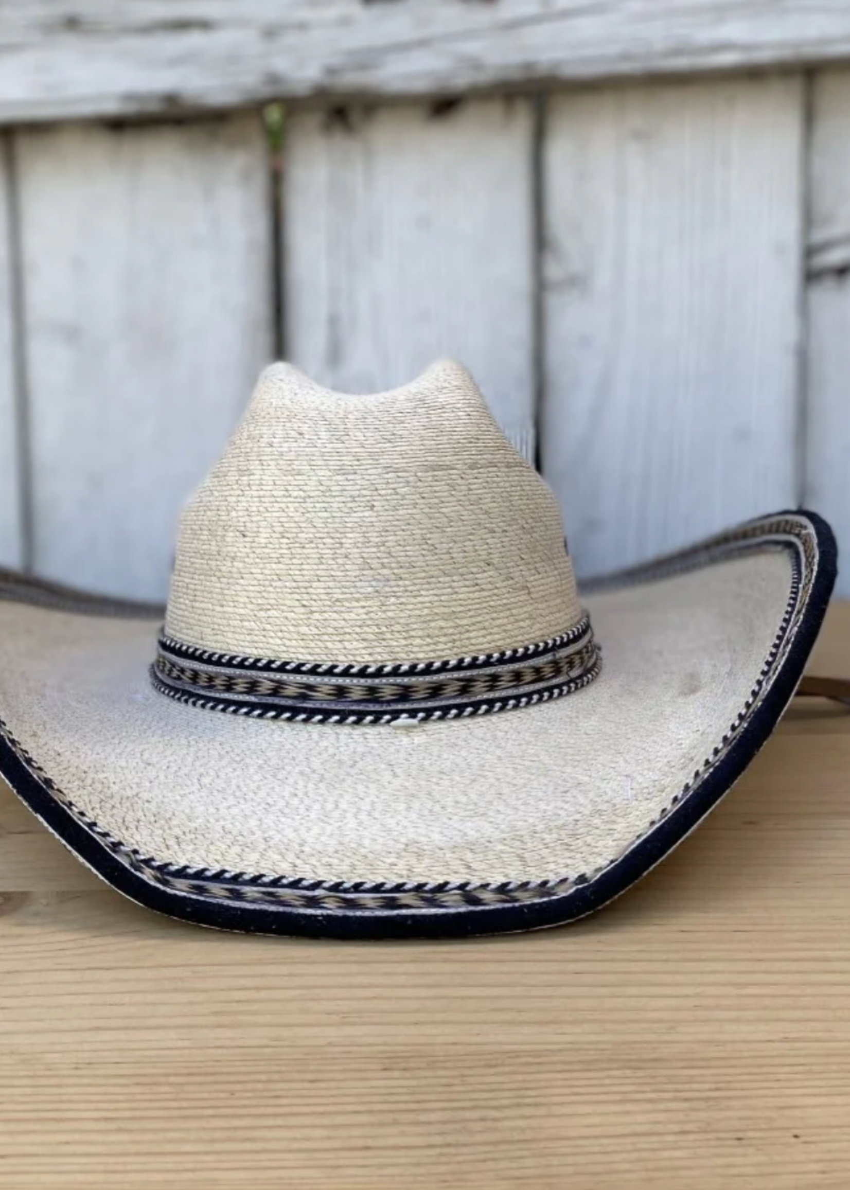 Sombrero Sahuayo Oscar Doble RIbete Negro Stone Hats