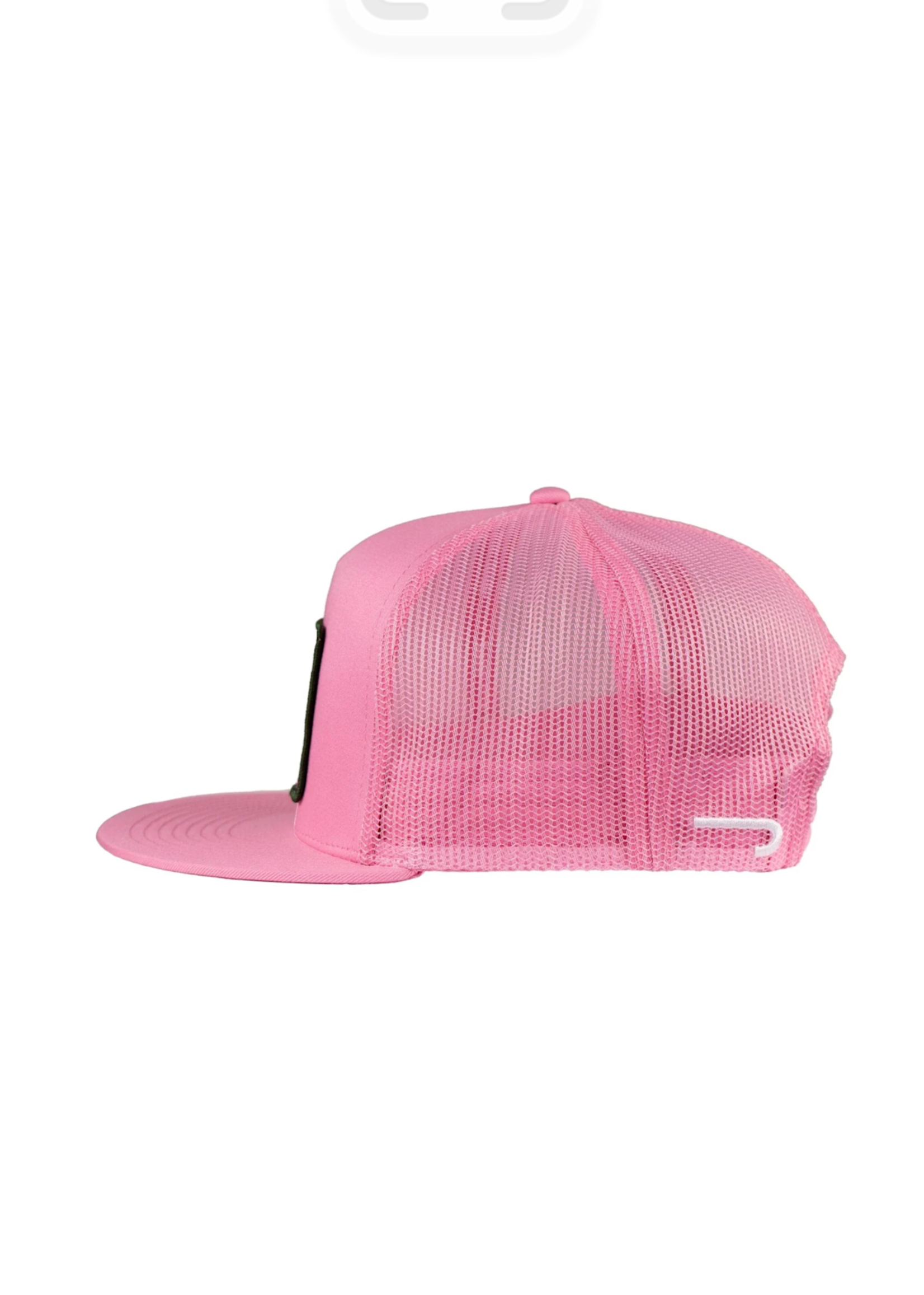Lazy J Ranch Pink Green Breakaway Patch Classic Five Panel Trucker Hat