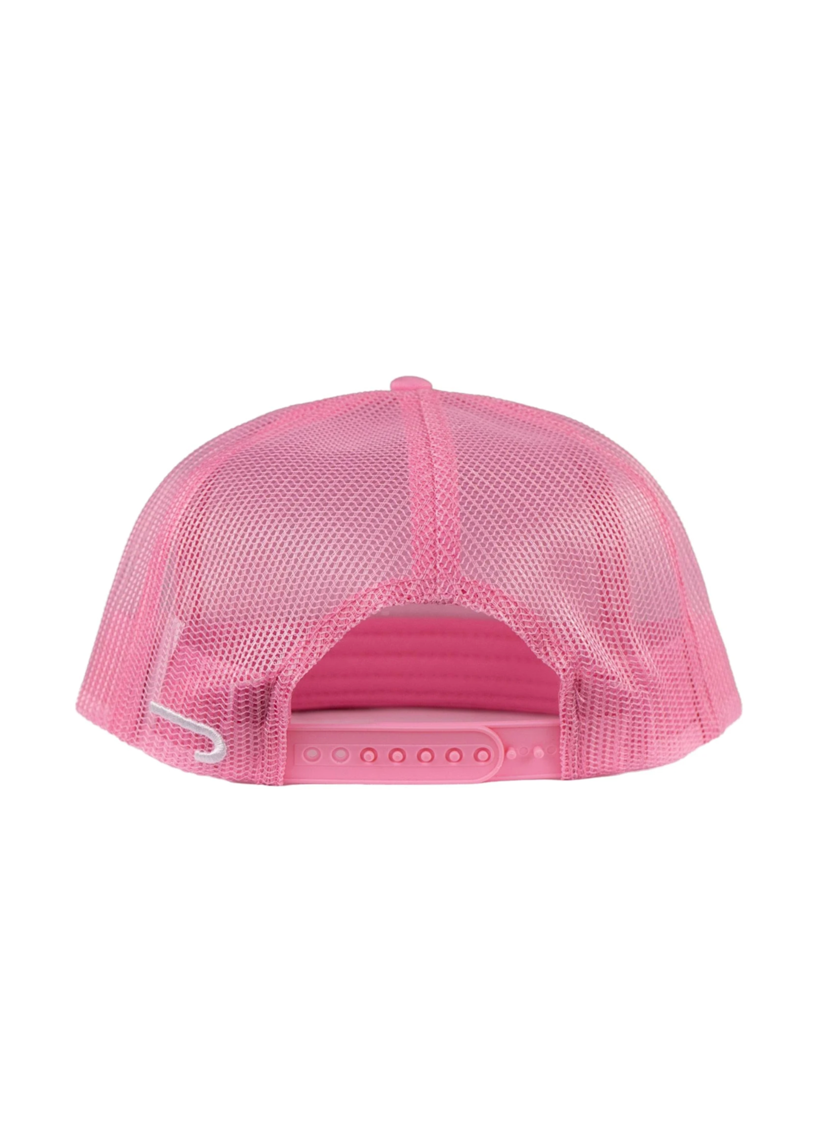 Lazy J Ranch Pink Green Breakaway Patch Classic Five Panel Trucker Hat