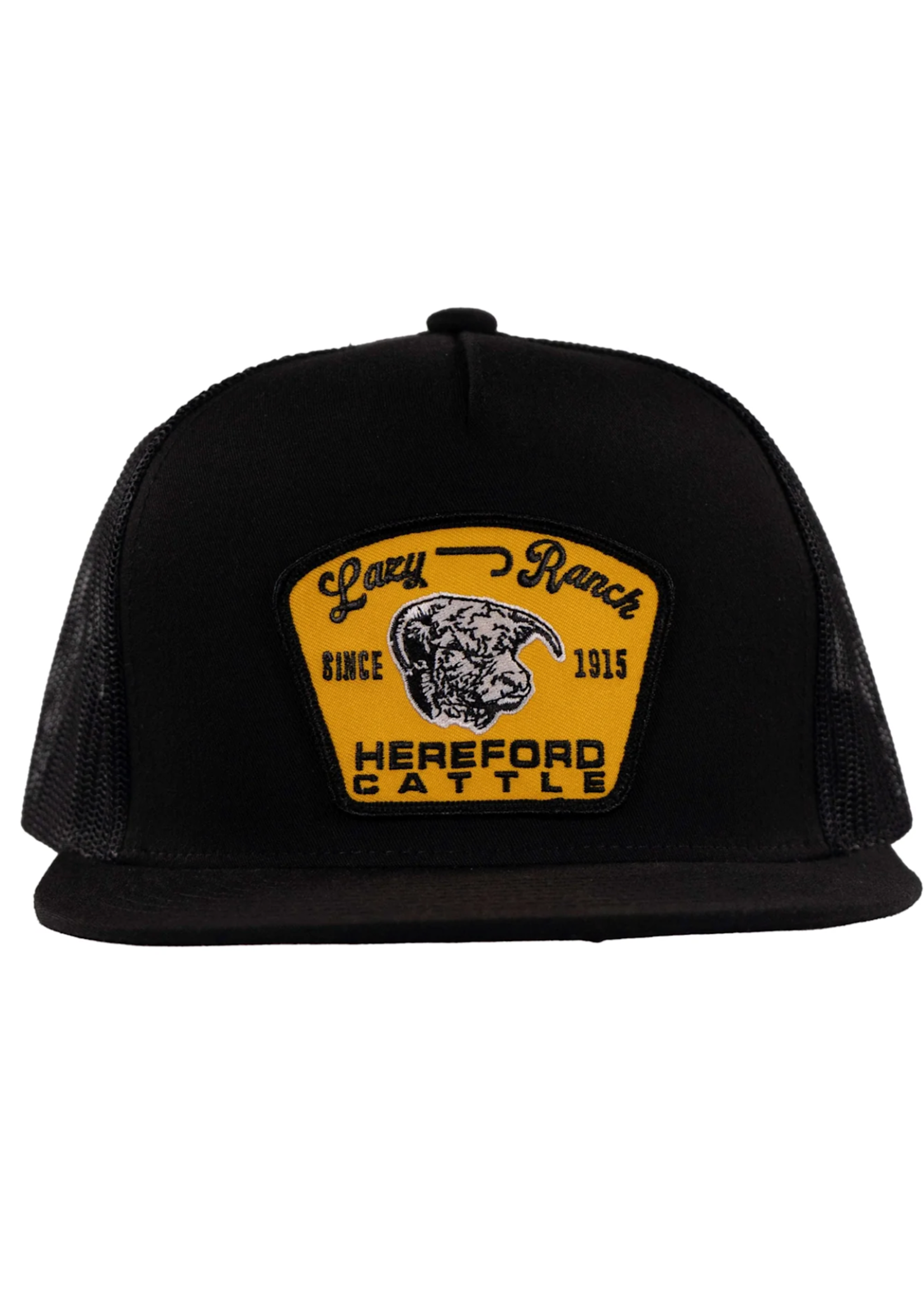 Lazy J Ranch Black Gold Hot Shot Classic Five Panel Trucker Hat