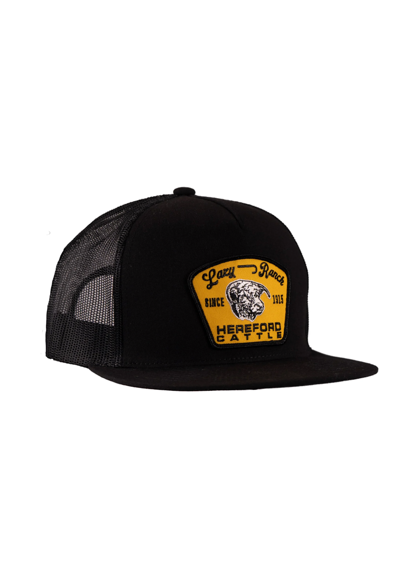 Lazy J Ranch Black Gold Hot Shot Classic Five Panel Trucker Hat