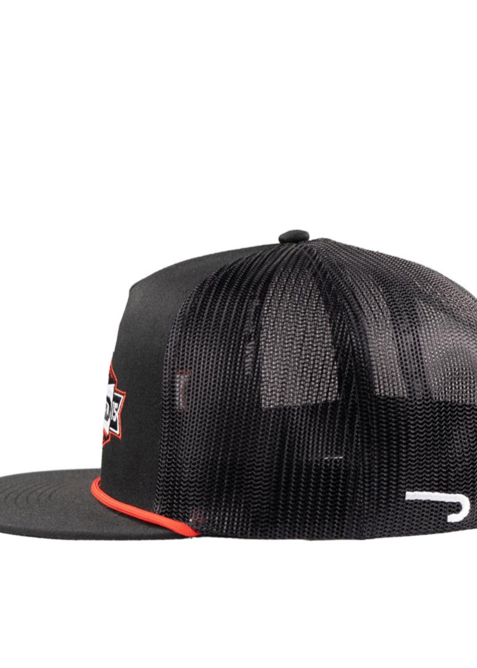 Lazy J Ranch Black Domino Classic Rope Trucker Hat