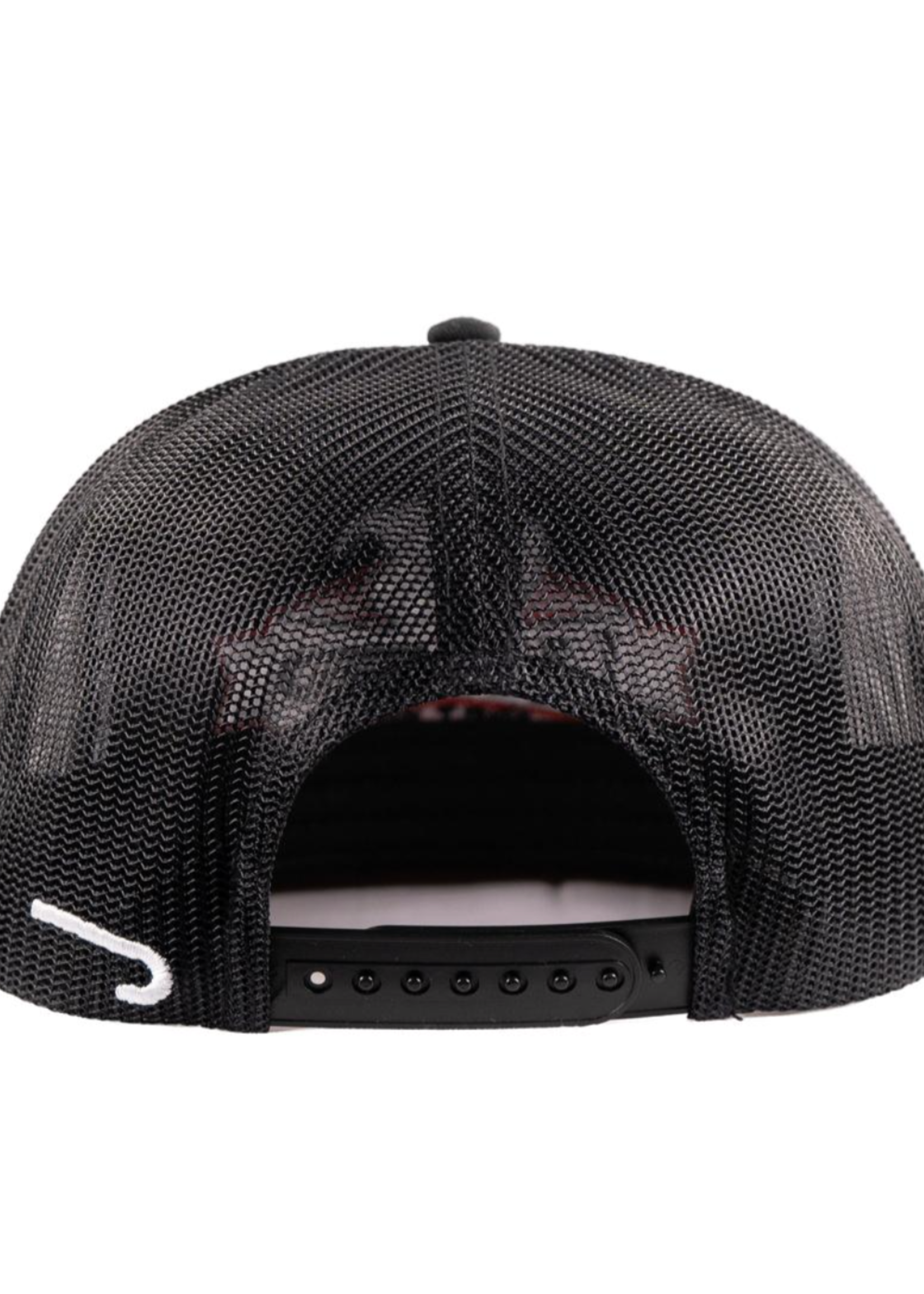 Lazy J Ranch Black Domino Classic Rope Trucker Hat