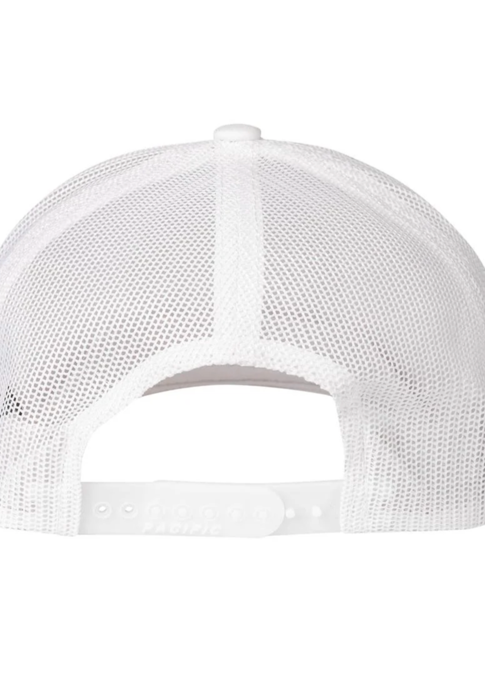 Lazy J Ranch White Arrowhead Performance Rope Trucker Hat