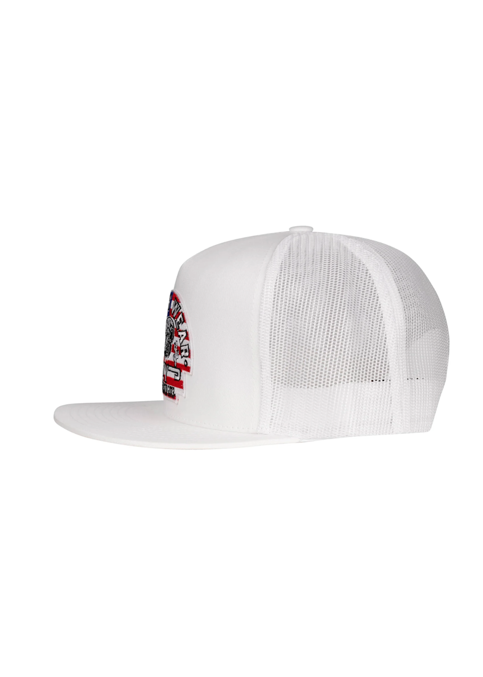 Lazy J Ranch White USA Arrowhead Classic Five Panel Trucker Hat