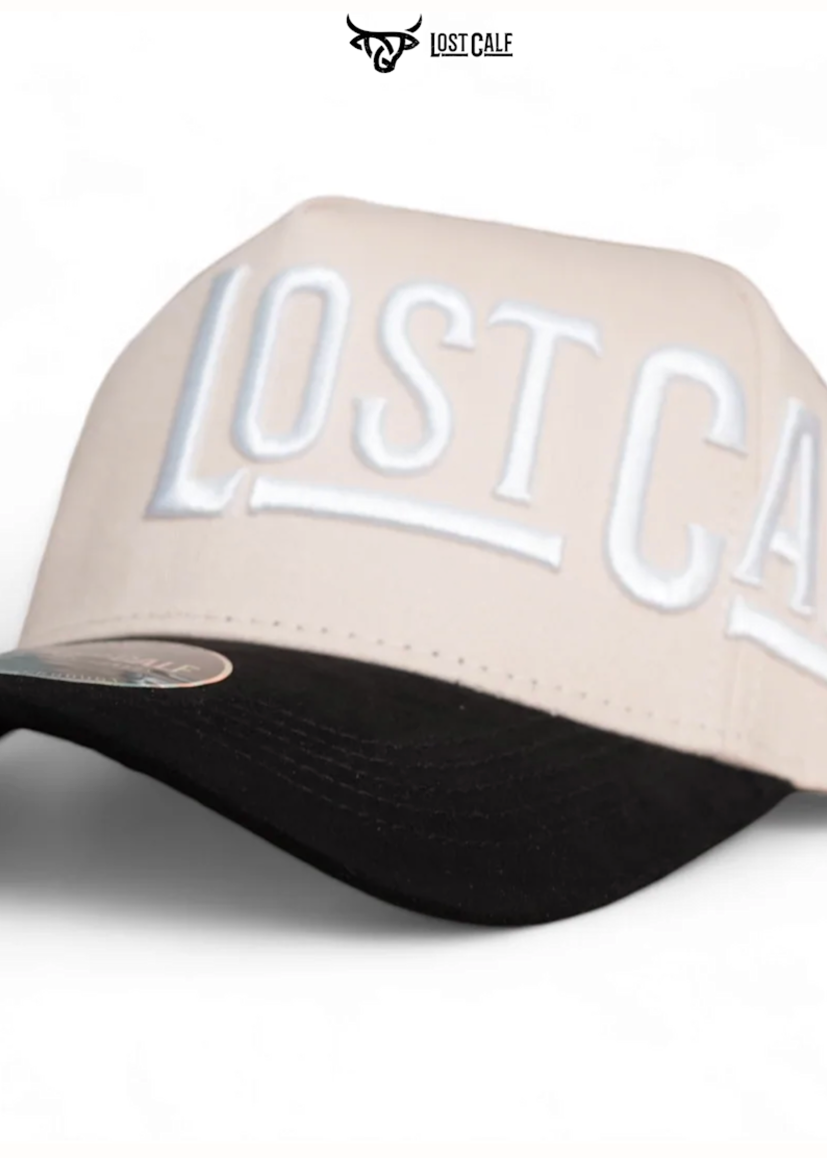 Lost Calf Frame Black/Beige