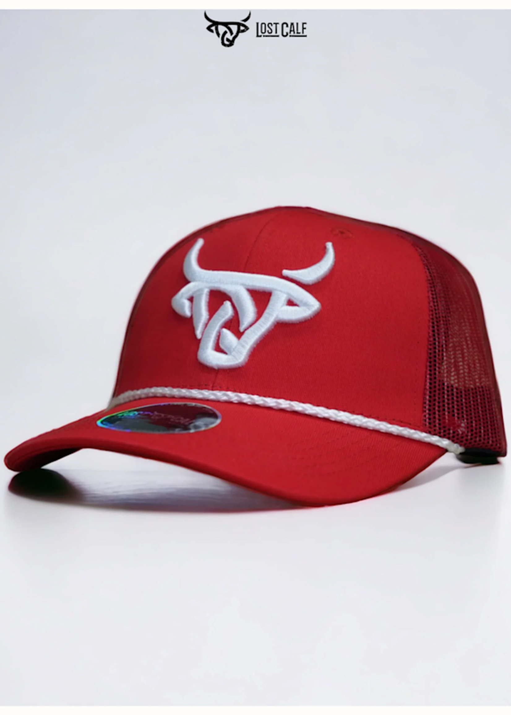 Rope Hat Red Curve