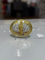 Hebilla Vaquera Mi San Judas Dorado *FINAL SALE*