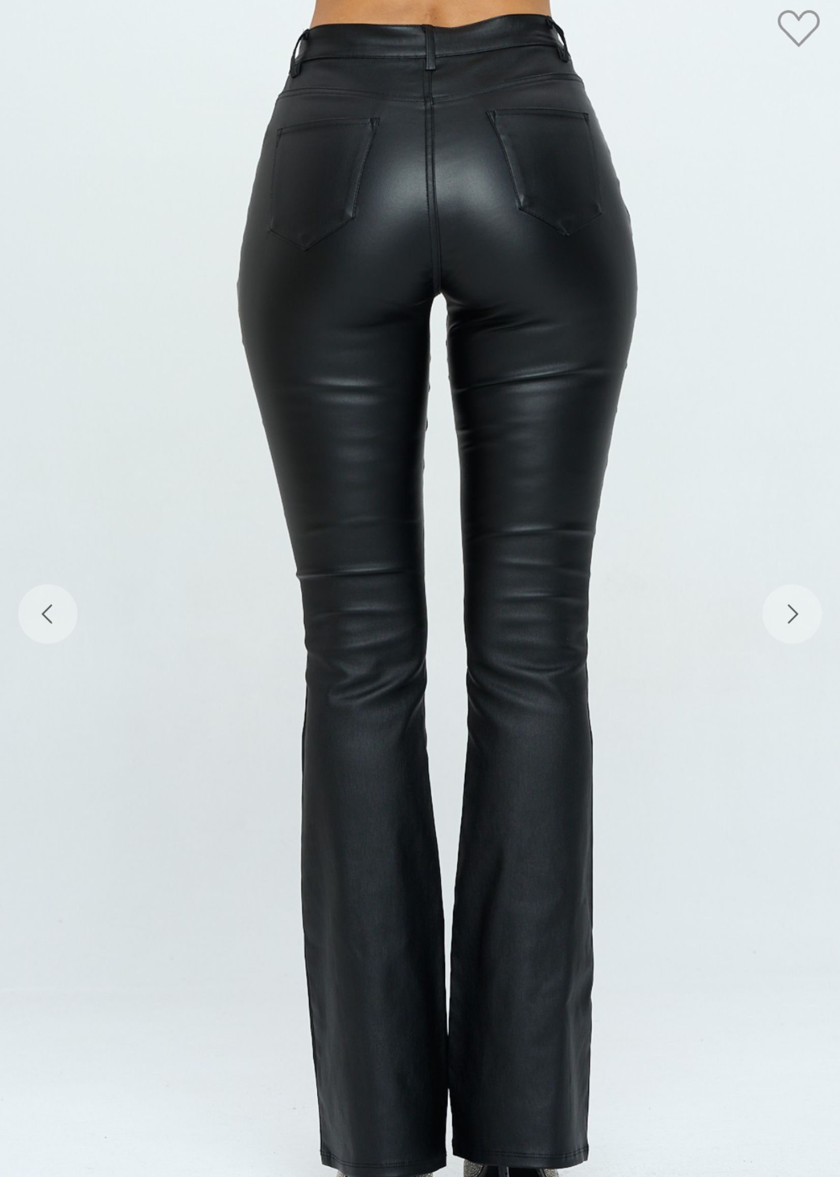 Hold You With Me Leather Bell Bottom