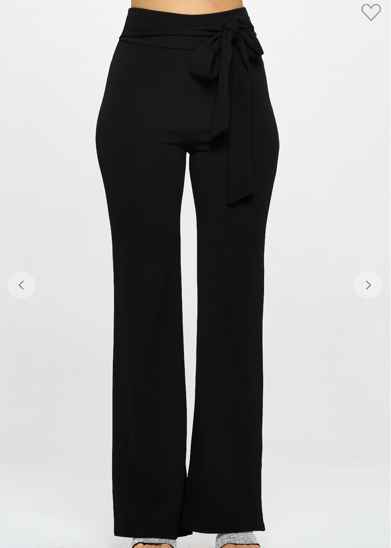 Put A Bow On It Pants BLACK