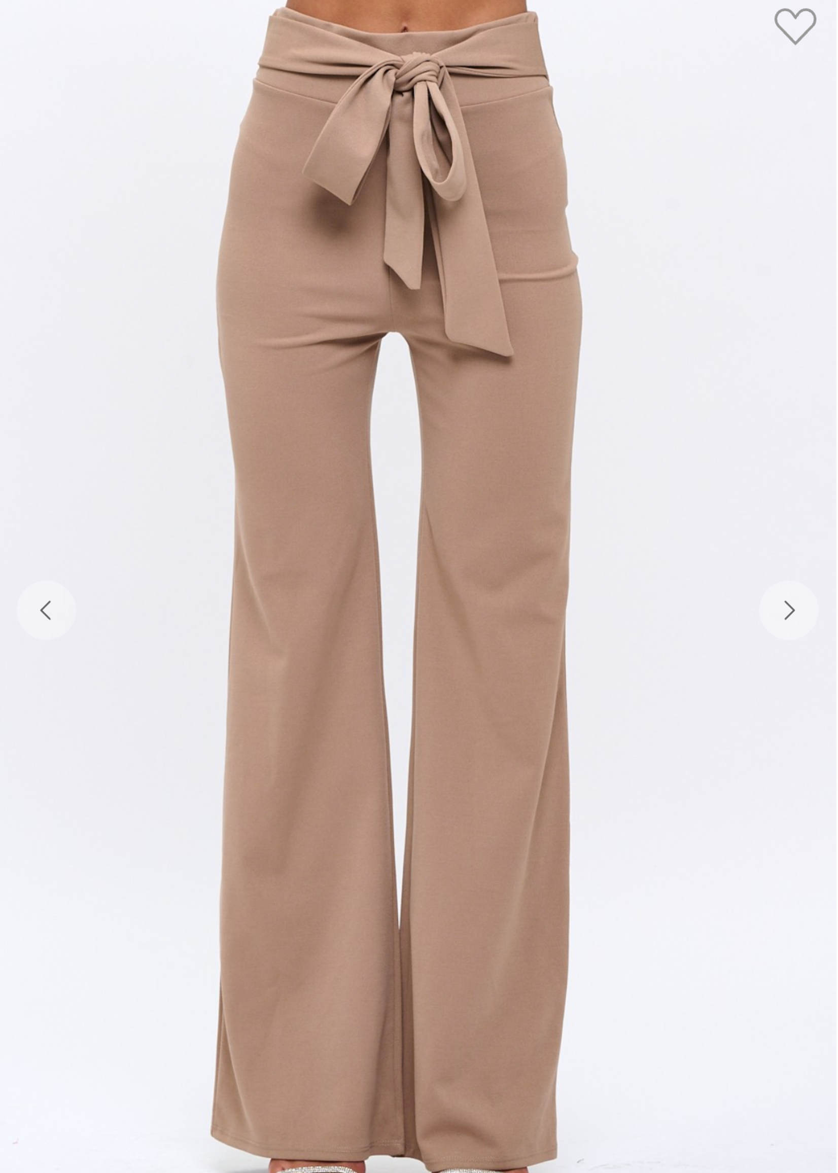 Put a Bow On It Pants KHAKI