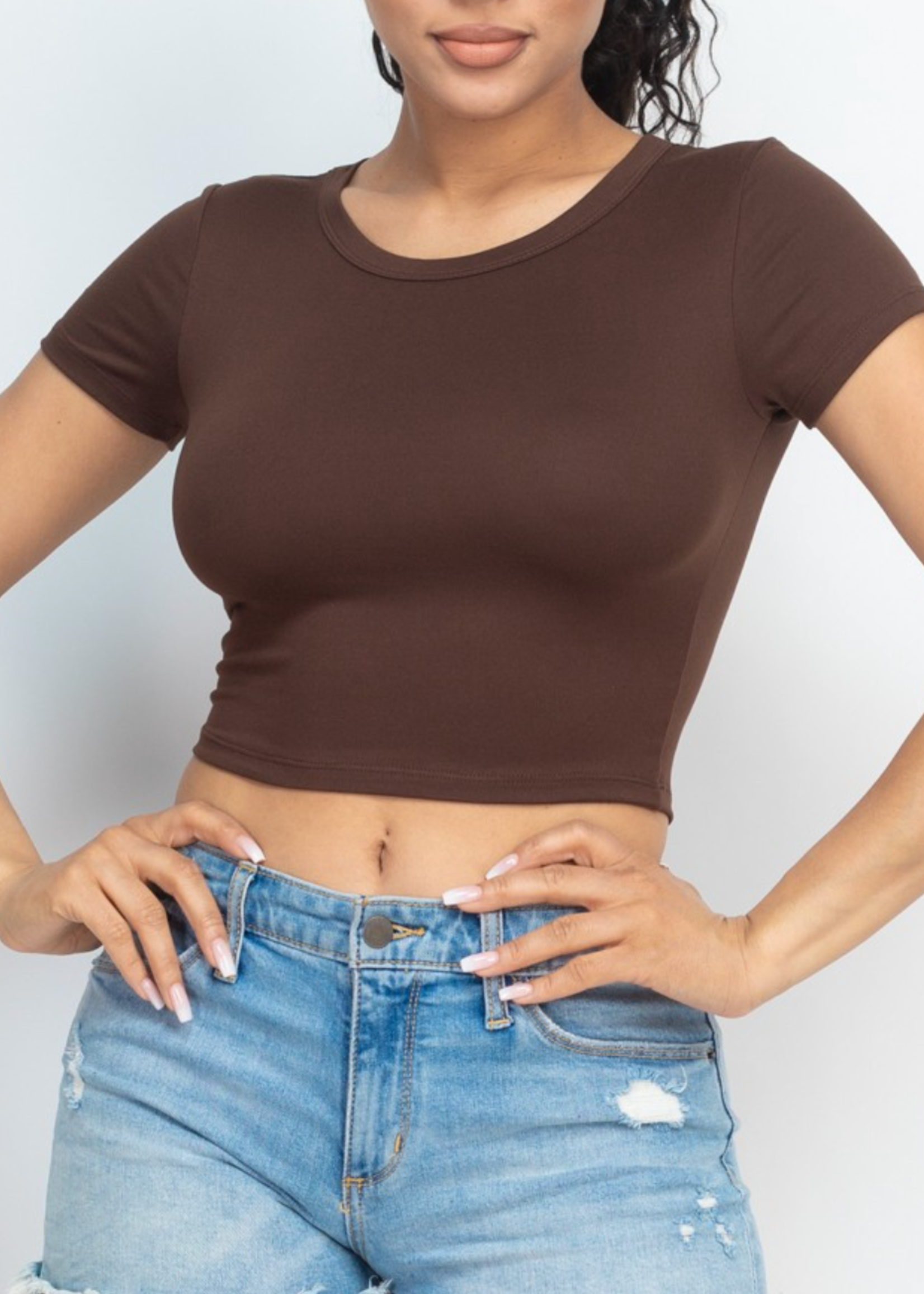 Casual Cutie Top BROWN