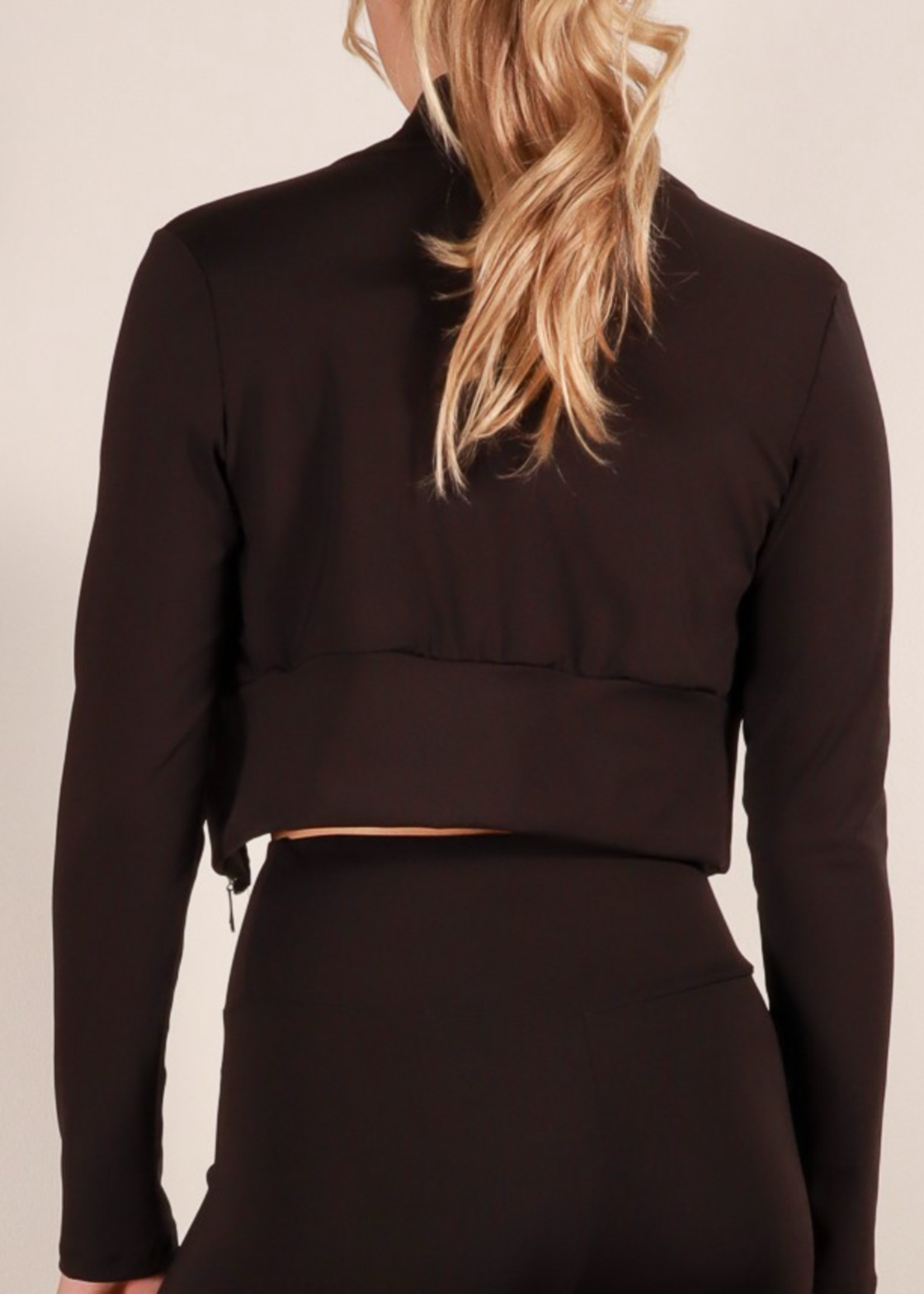 Getting Chilly Outside Zip Up BLACK