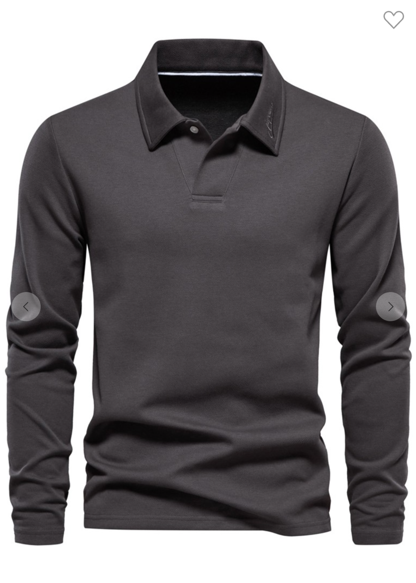 Te Olvidare Longsleeve Polo Shirt
