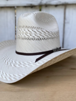 Sombrero Vaquero 100X Sonora Bi-Color 3 Randas Cuernos Chuecos