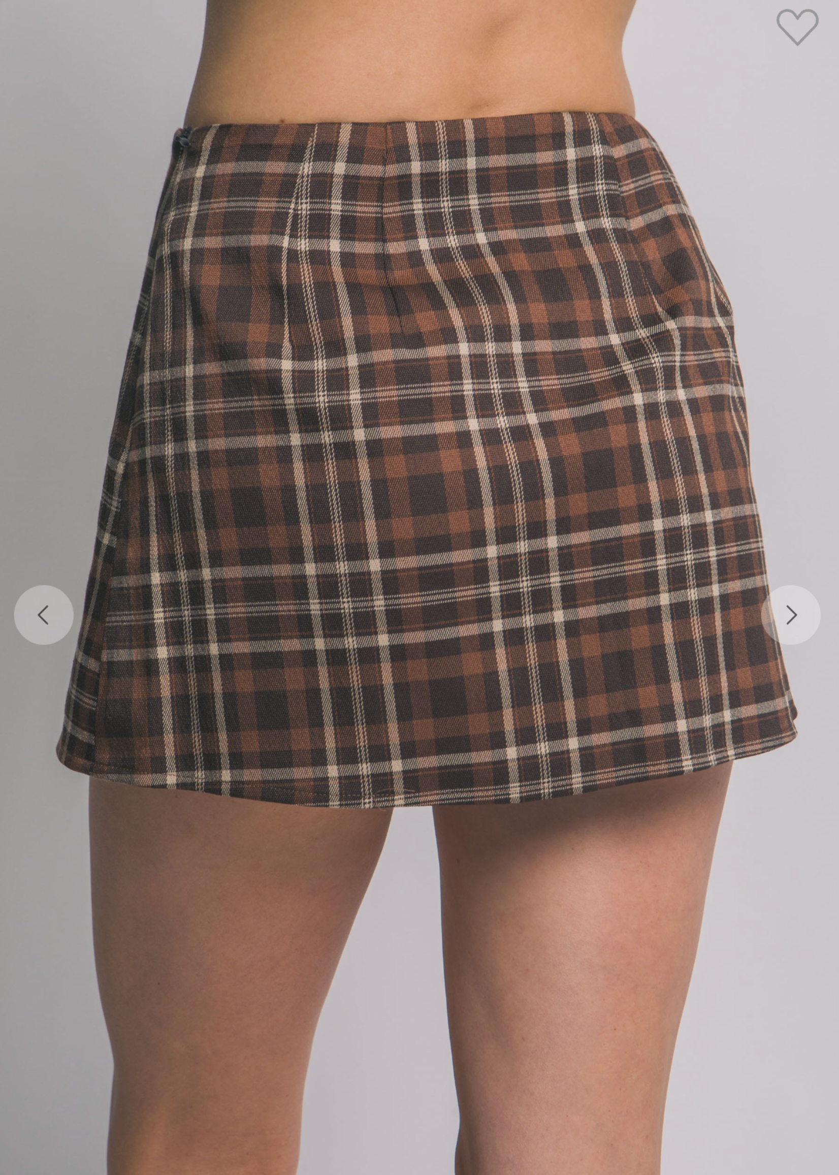 I Don't Think About You Skort BROWN