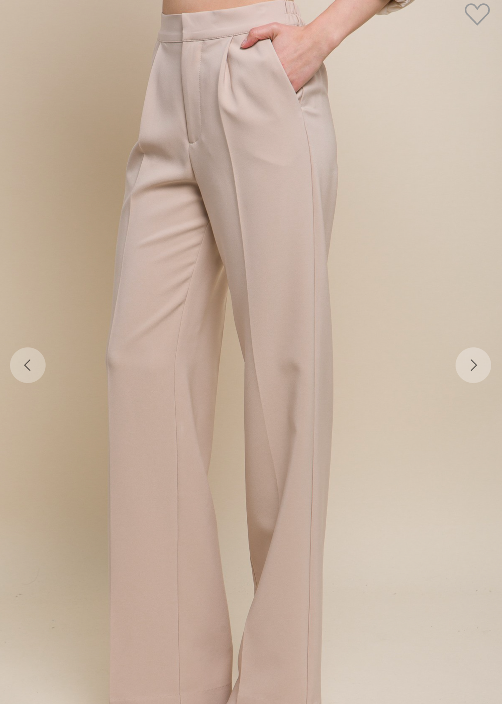 Evermore Dress Pants CREAM