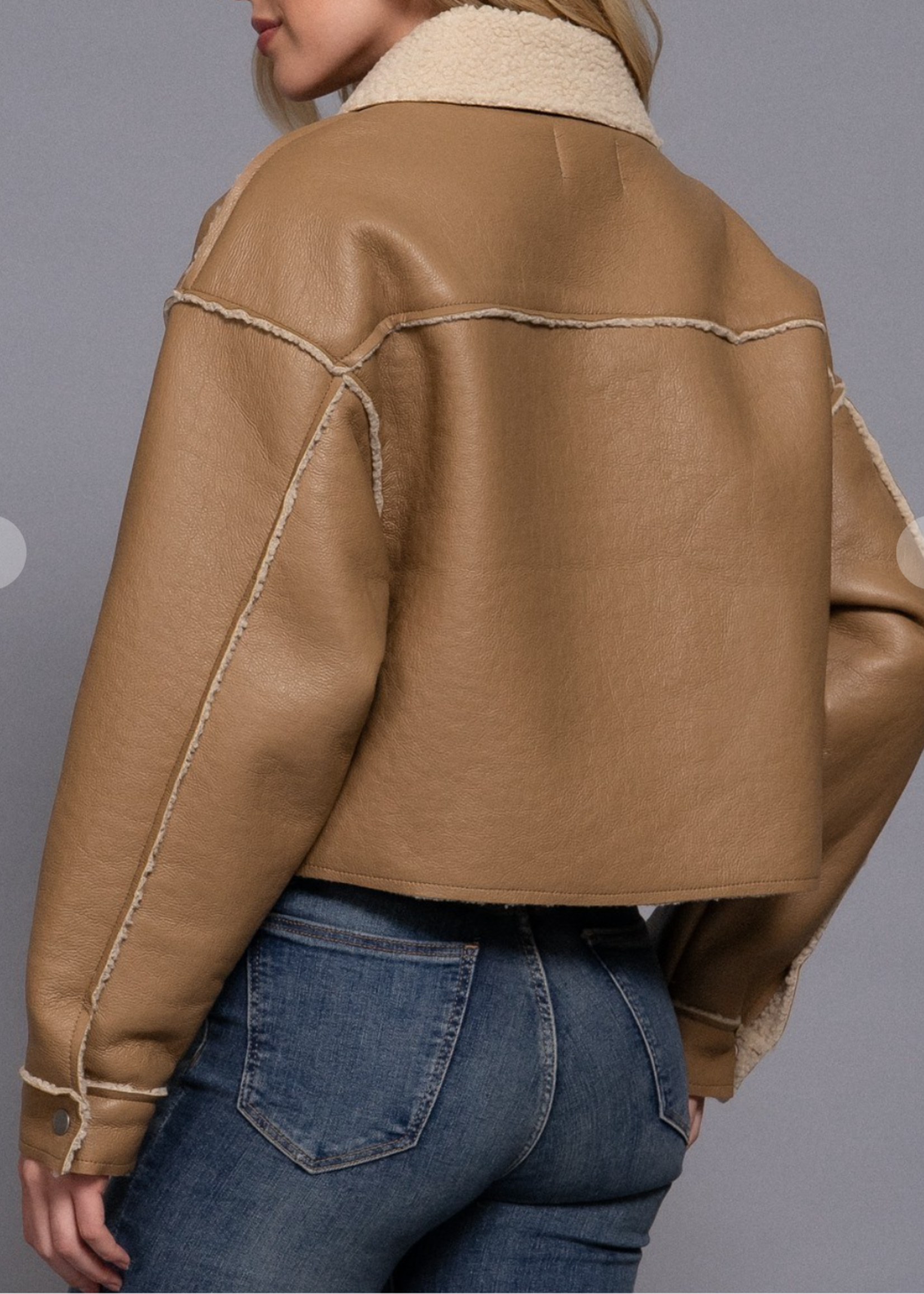 Only If You Got Me Jacket KHAKI *FINAL SALE*