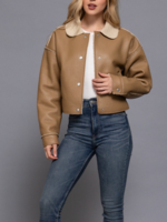 Only If You Got Me Jacket KHAKI *FINAL SALE*