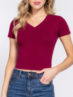 Call Me Everyday Top BURGUNDY