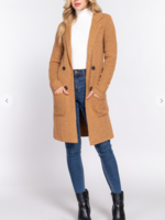 Play It Cool Shacket Khaki