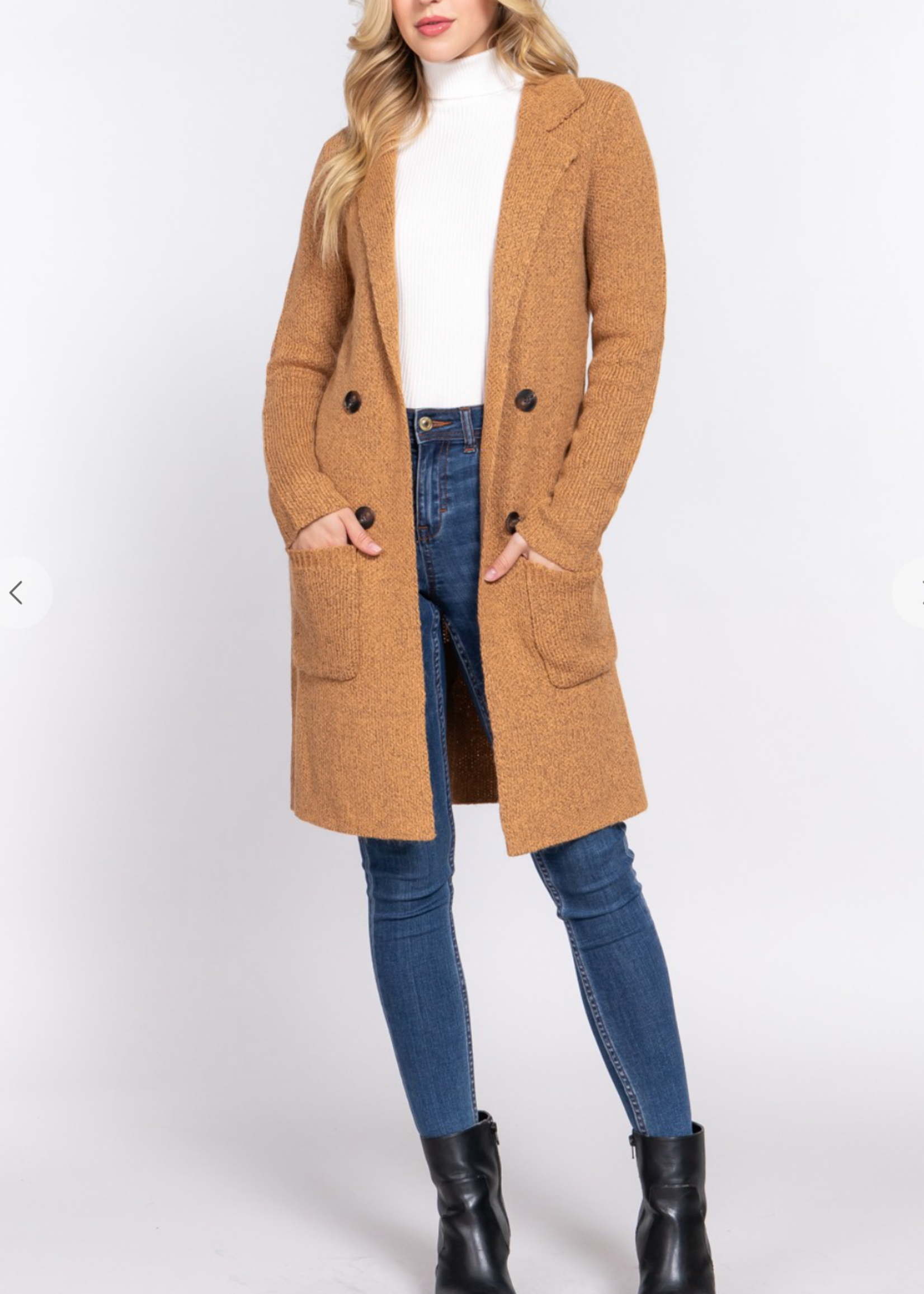 Play It Cool Shacket Khaki