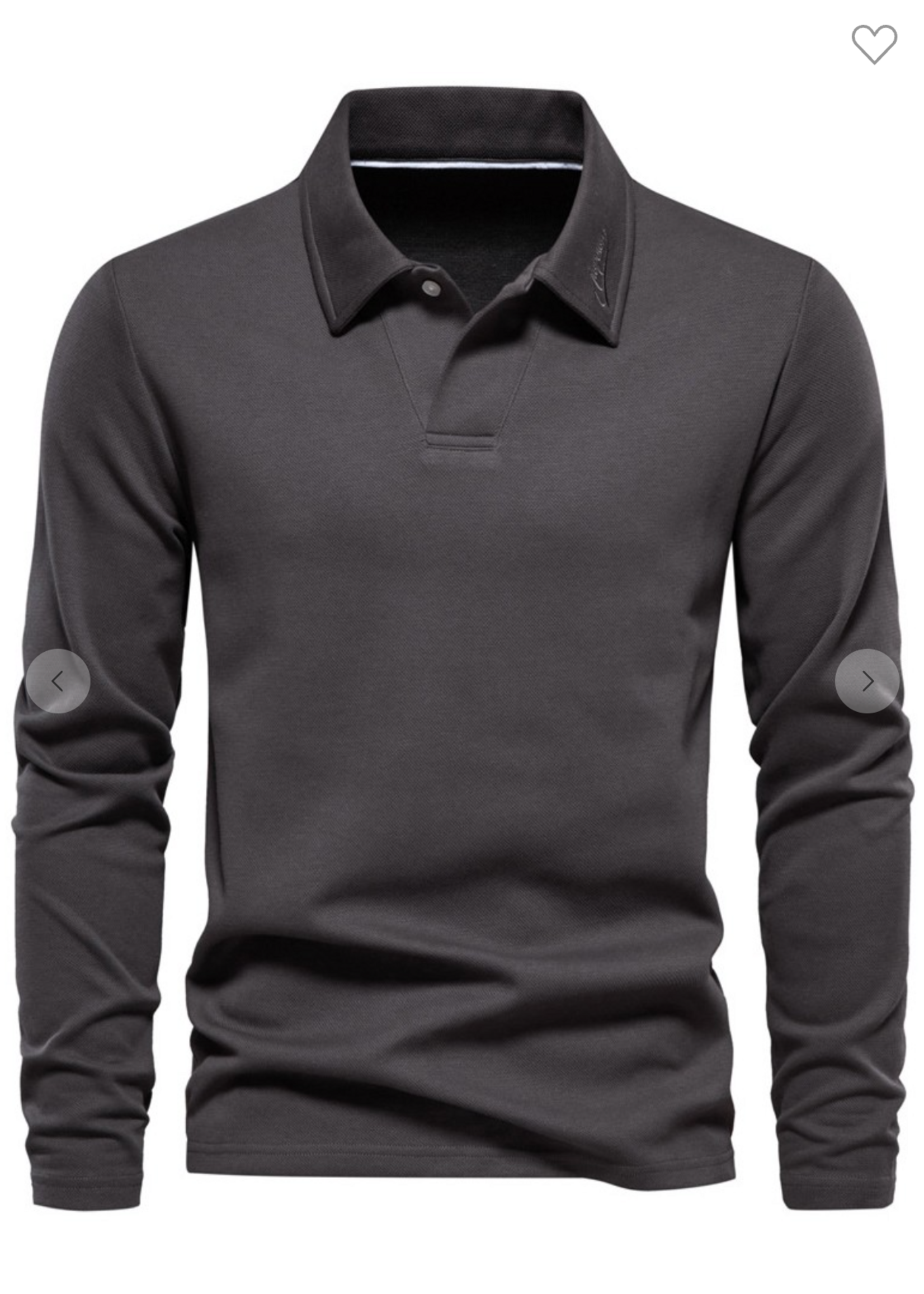 Te Olvidare Longsleeve Polo Shirt