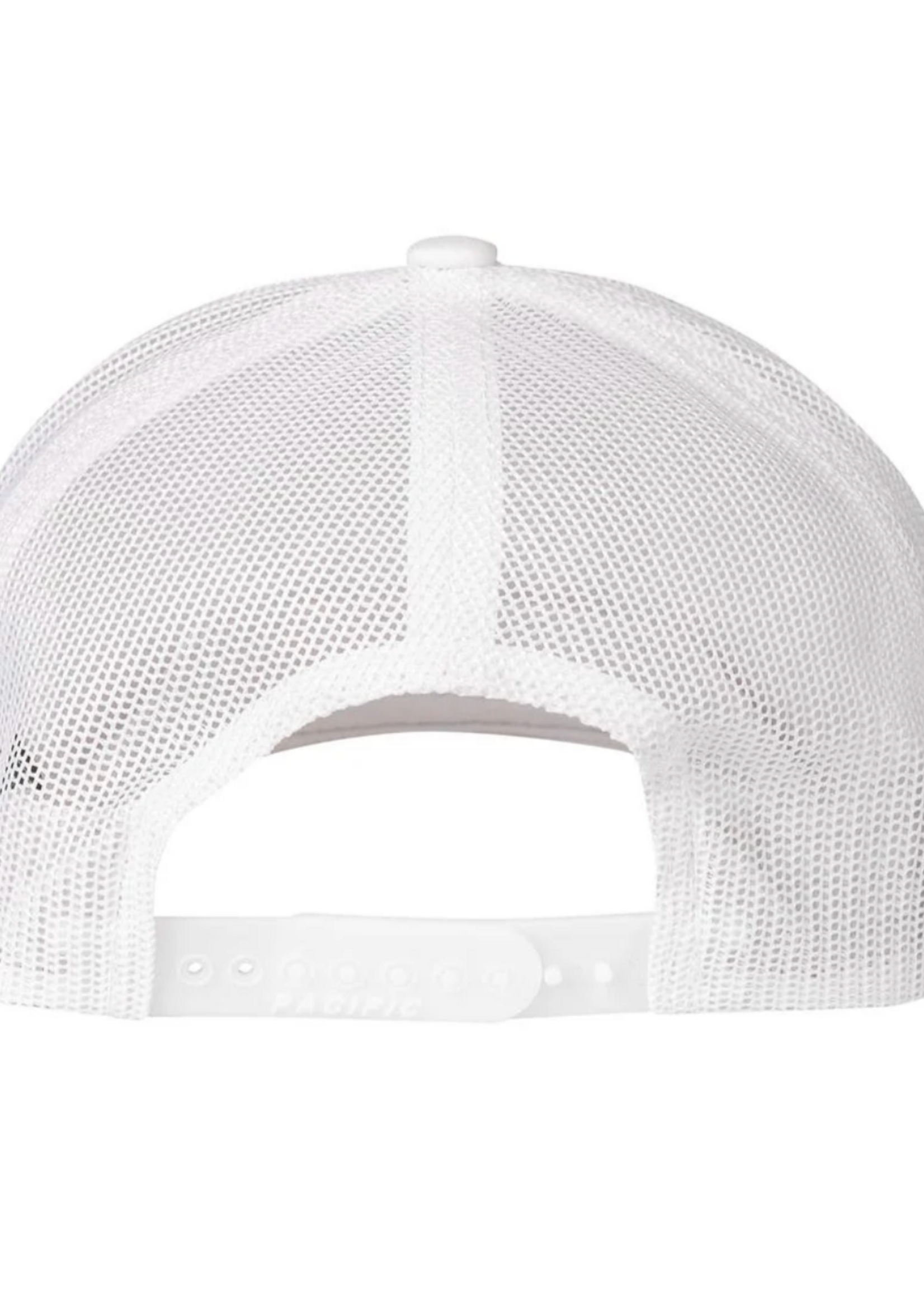 Lazy J Ranch White Arrowhead Performance Rope Trucker Hat