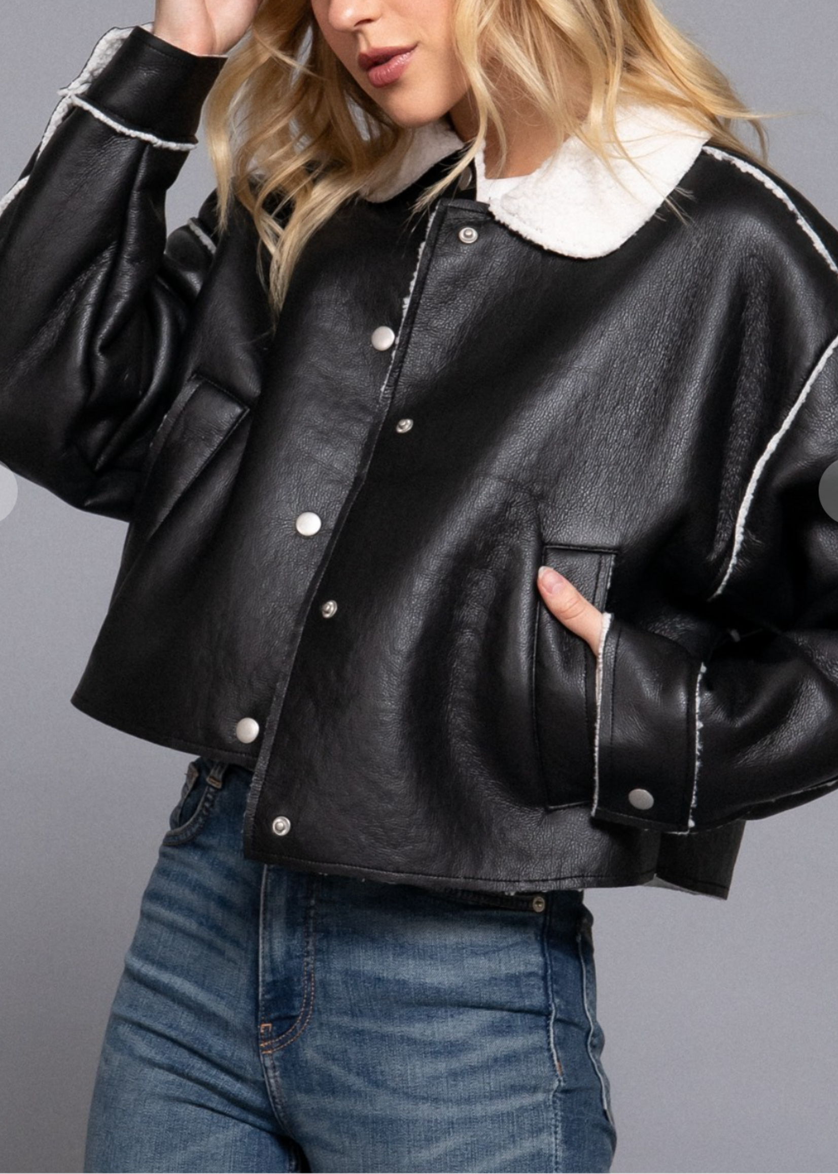 Only If You Got Me Jacket BLACK