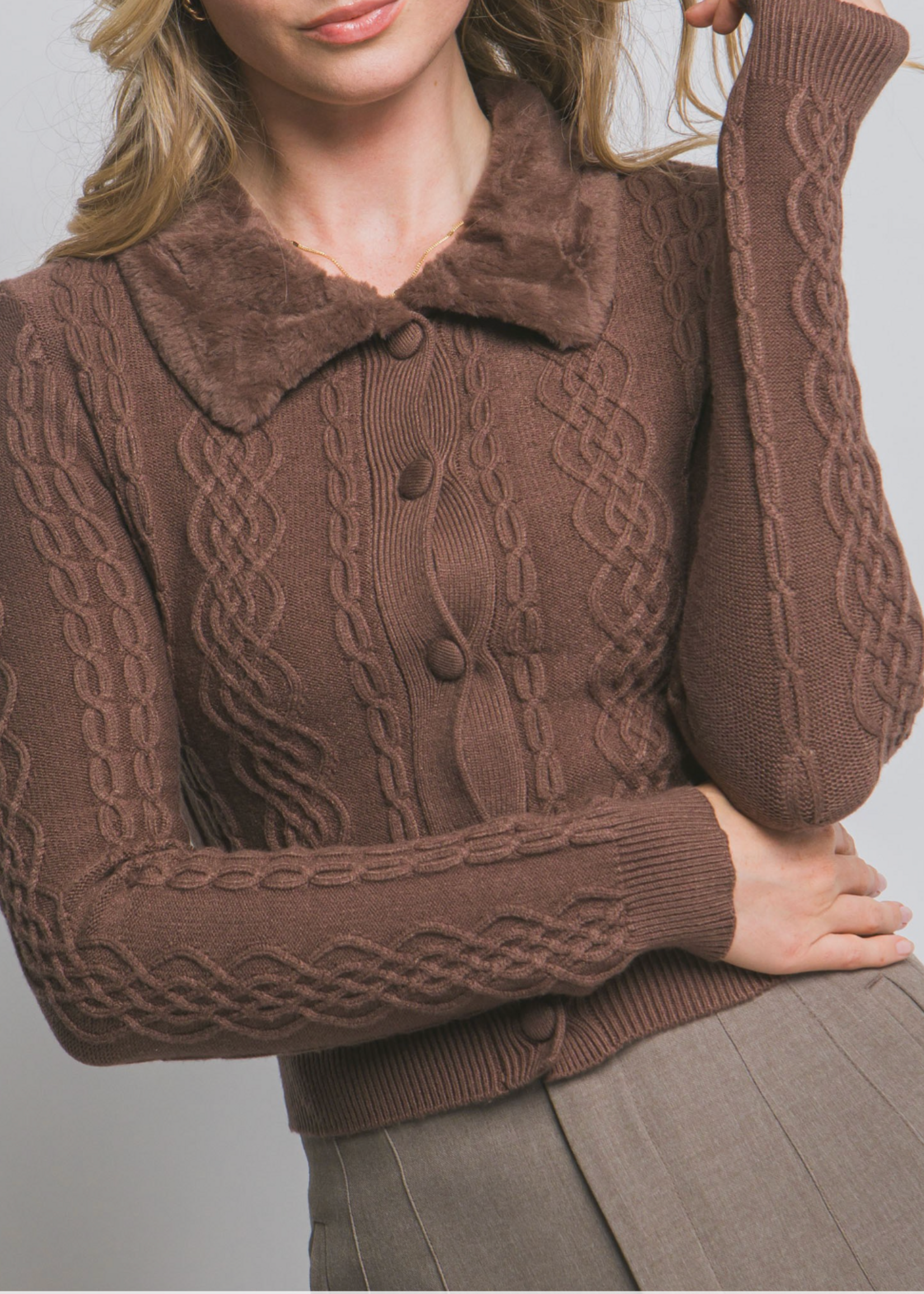 In The Fall Mood Cardigan Top