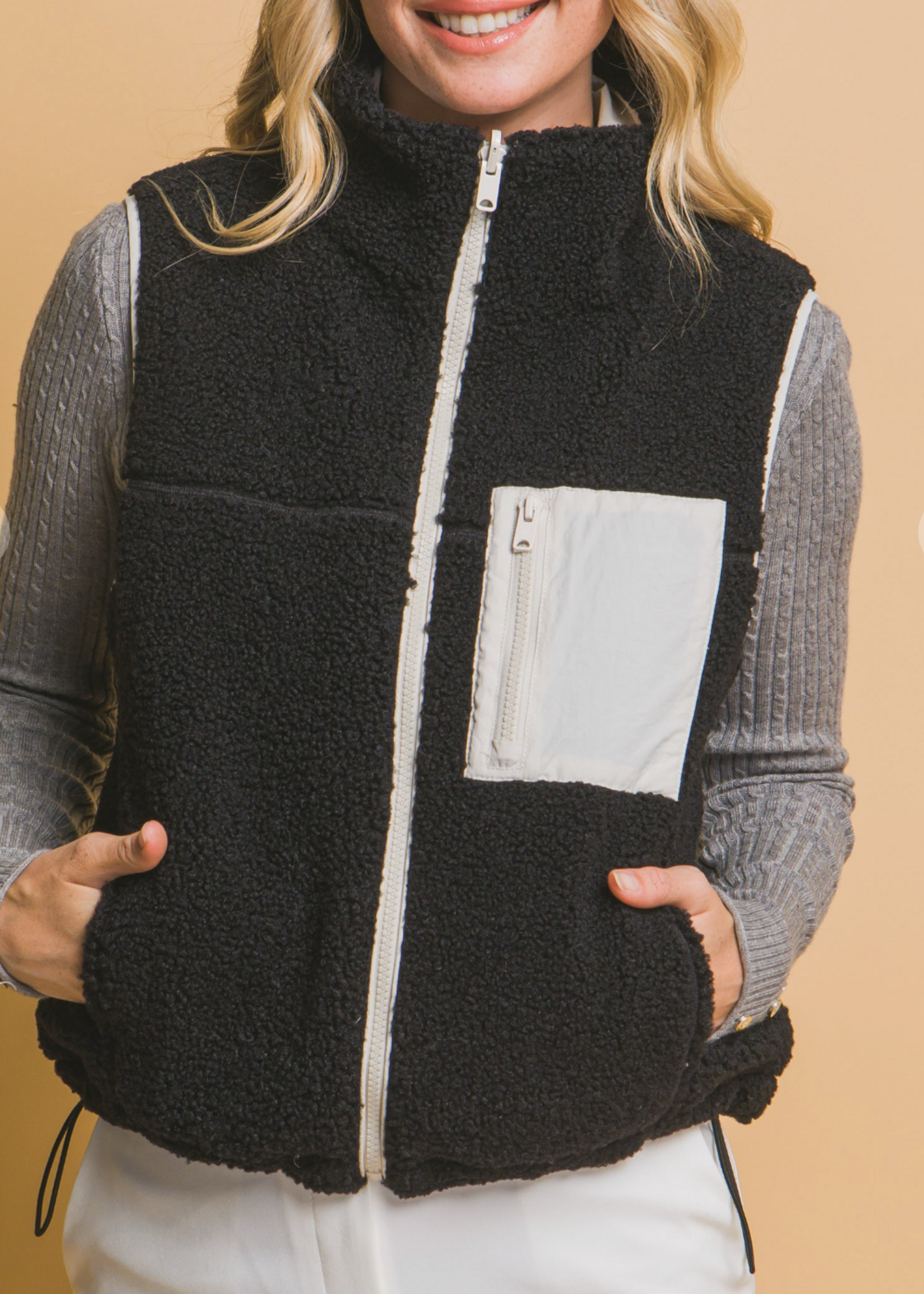 Cloudy Days REVERSIBLE Vest. *FINAL SALE*