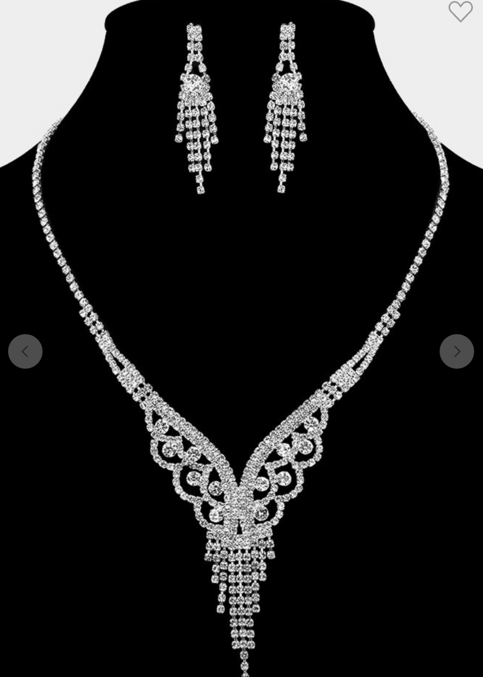 Dripping Down Necklace Set