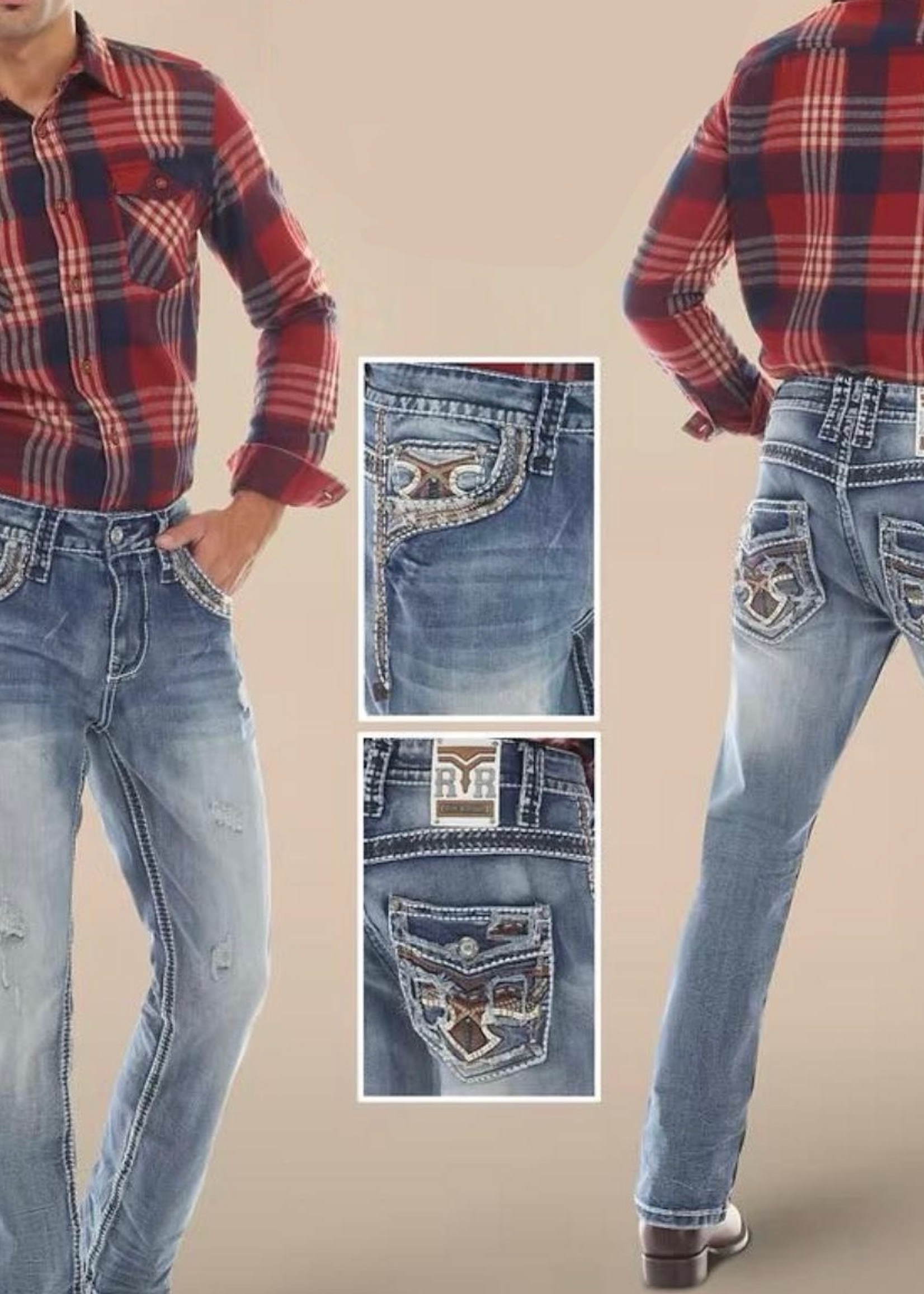 El Amor Que Yo Te Daba Straight Leg Jeans