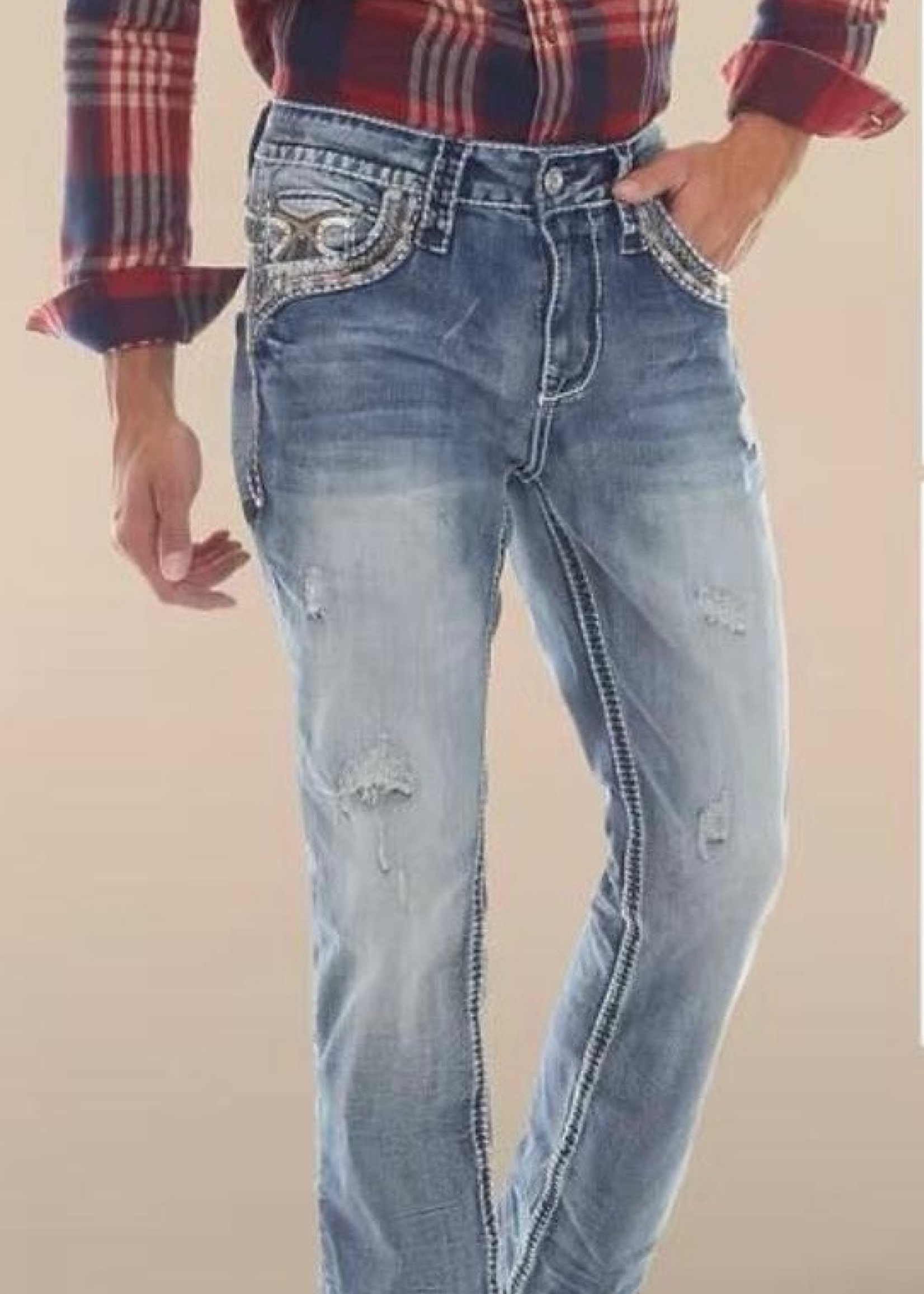 El Amor Que Yo Te Daba Straight Leg Jeans