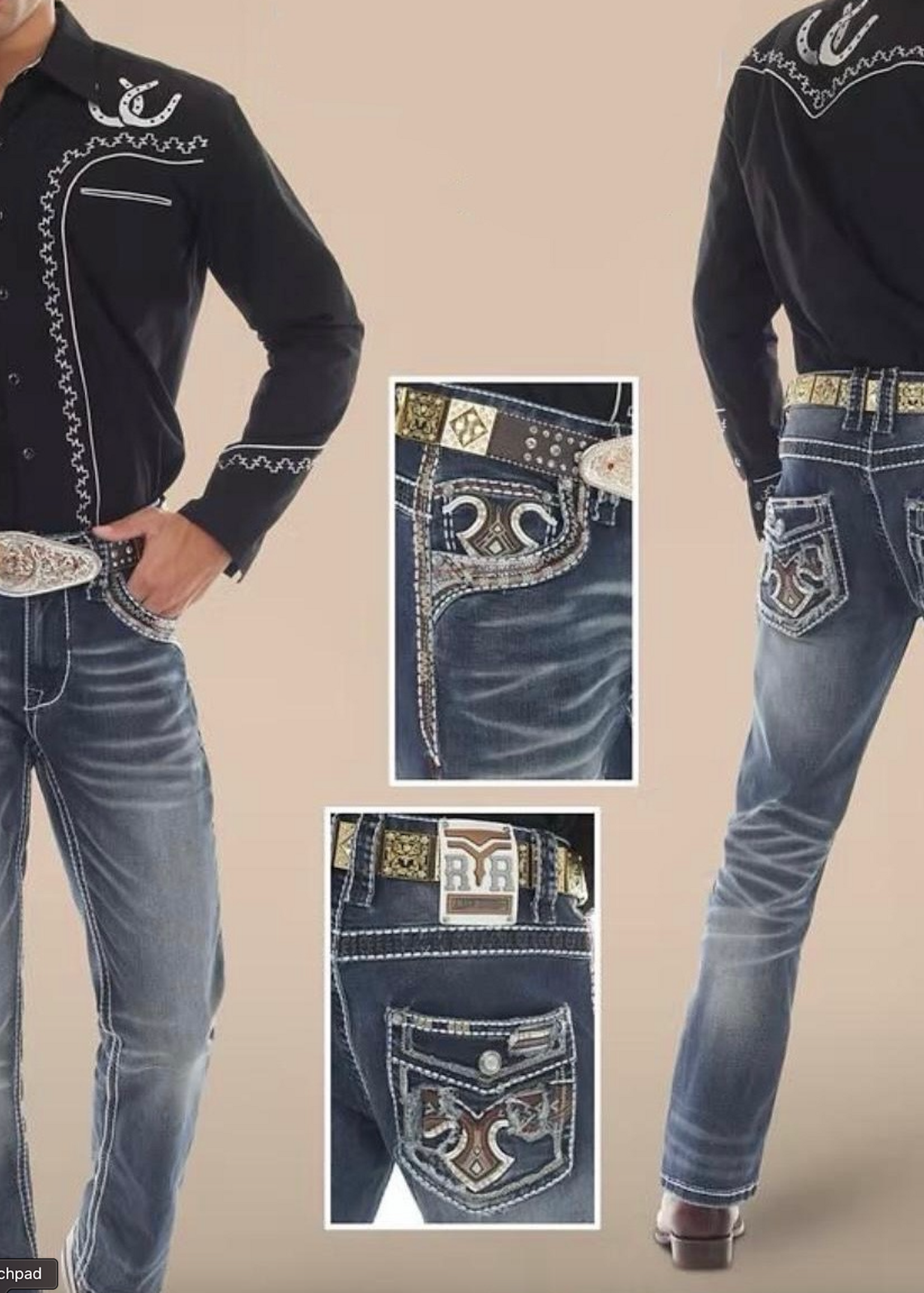 Me Olvide De Ti Straight Jeans