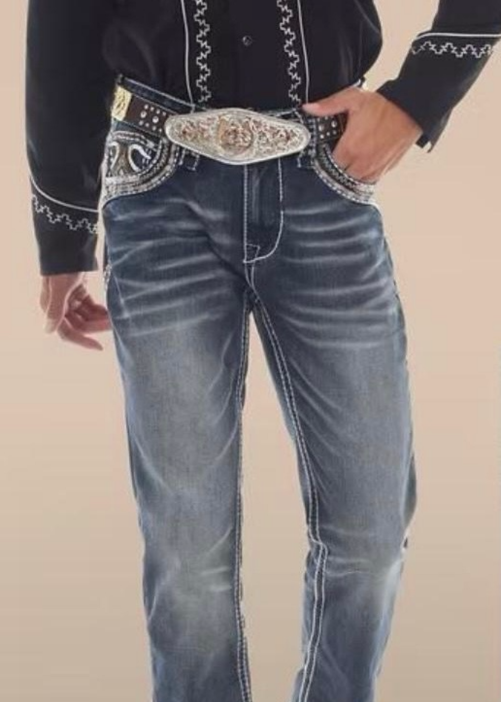 Me Olvide De Ti Straight Jeans