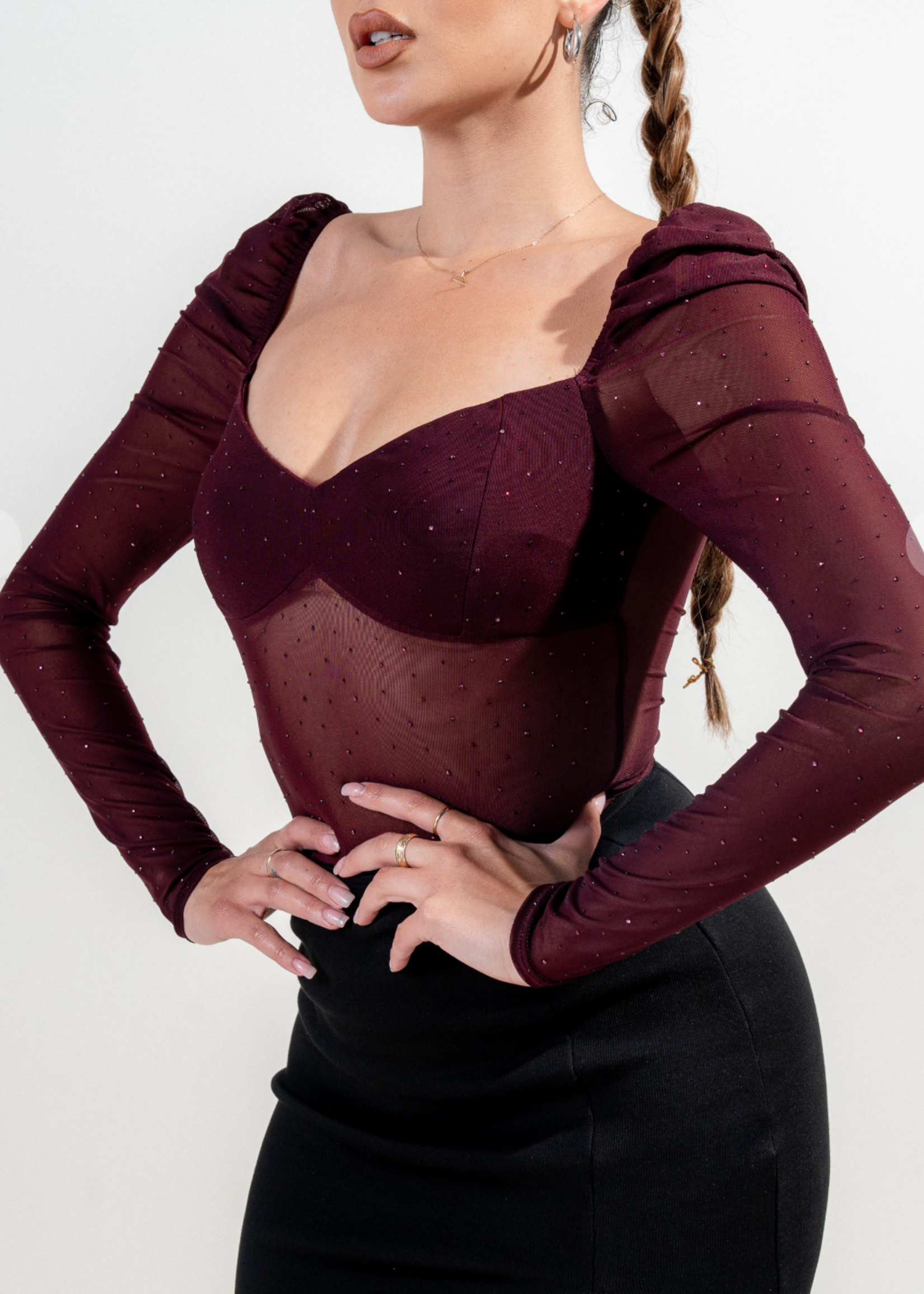Dark Ember Bodysuit Top