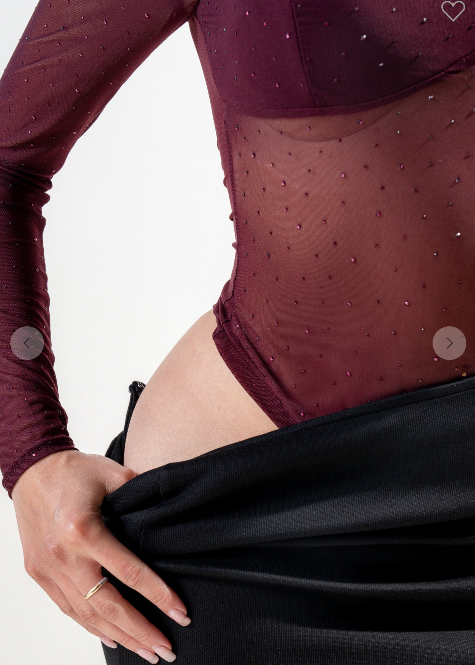 Dark Ember Bodysuit Top