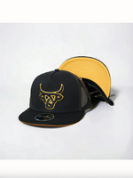Black Gold Flat Hat