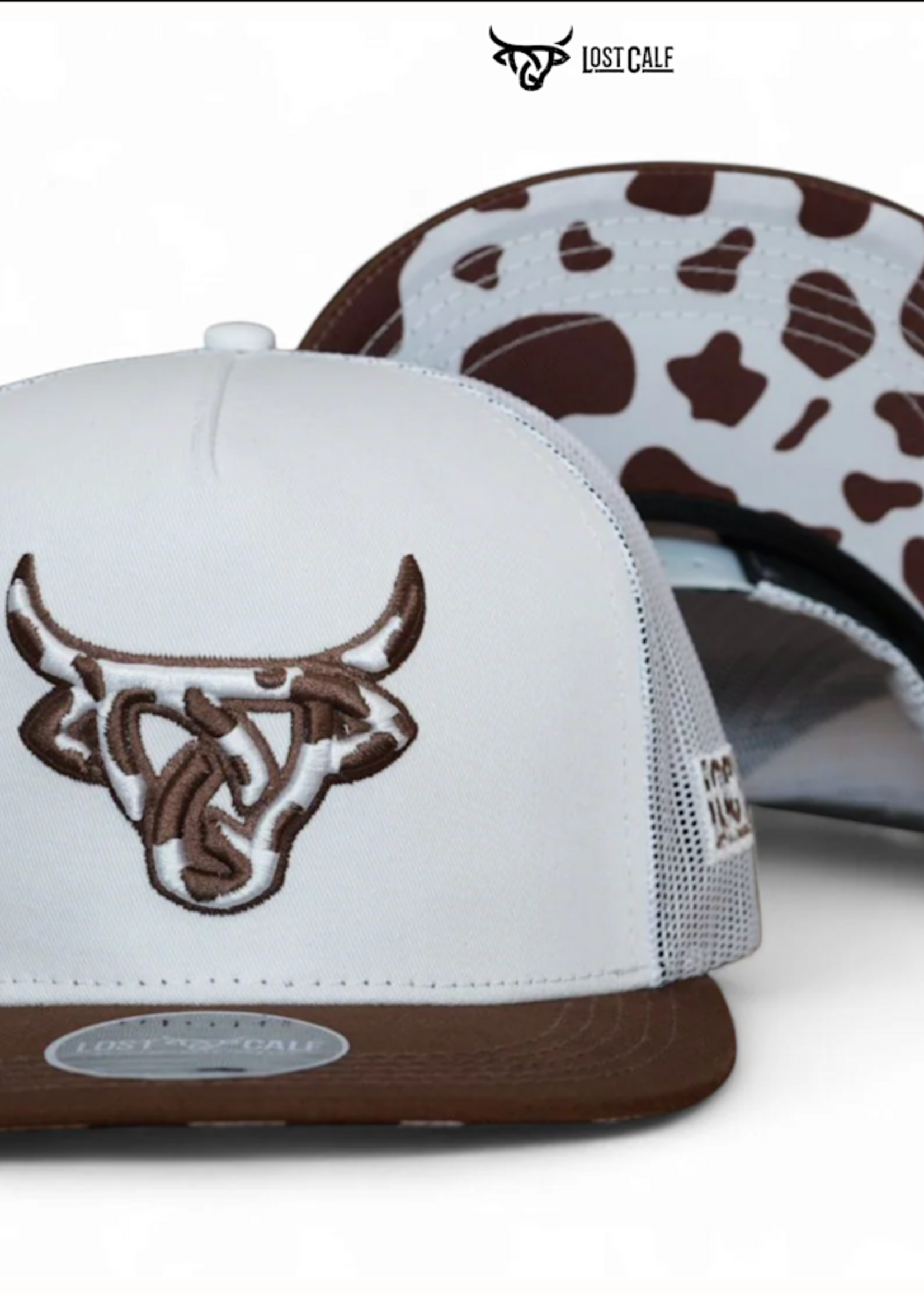 Cowhide White/Brown